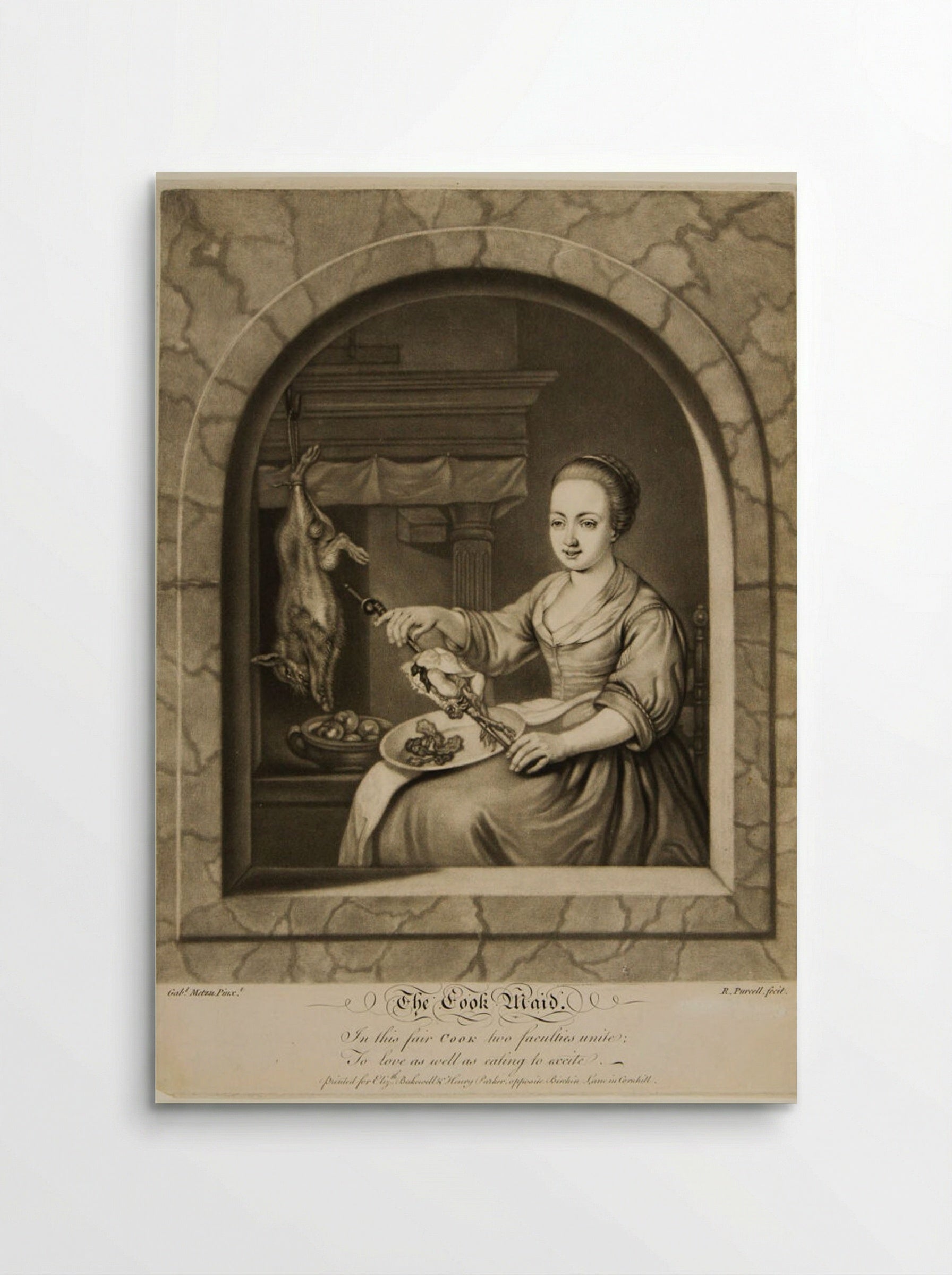 The Cook Maid - Richard Purcell - Poster