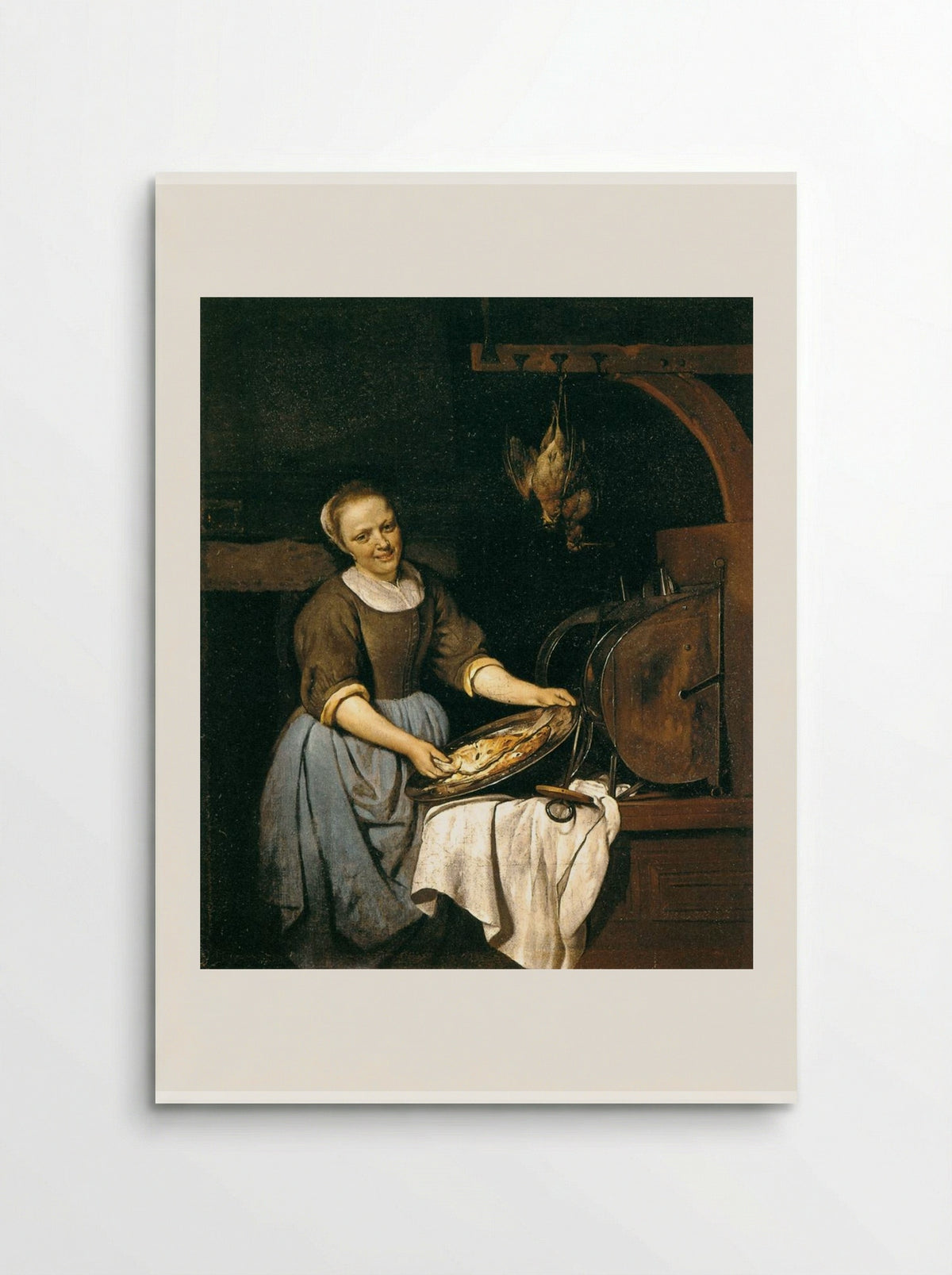 The Cook - Gabriel Metsu - Poster