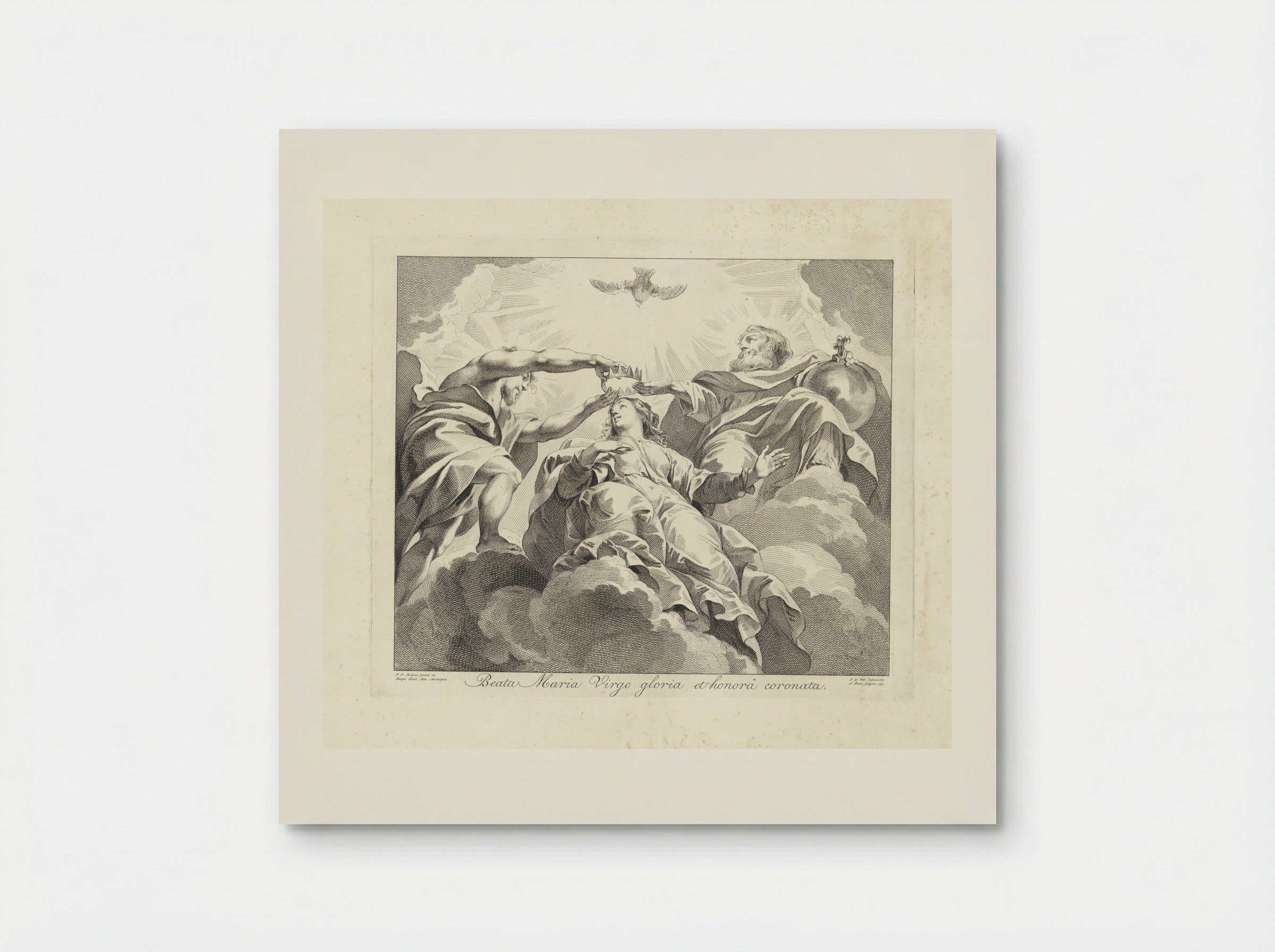 The Coronation of the Virgin - Jan Punt - Poster