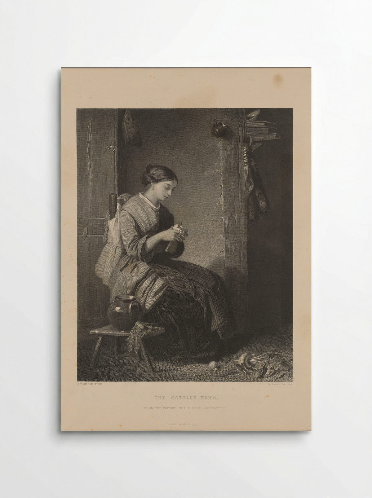 The Cottage Home - Samuel Smith - Poster