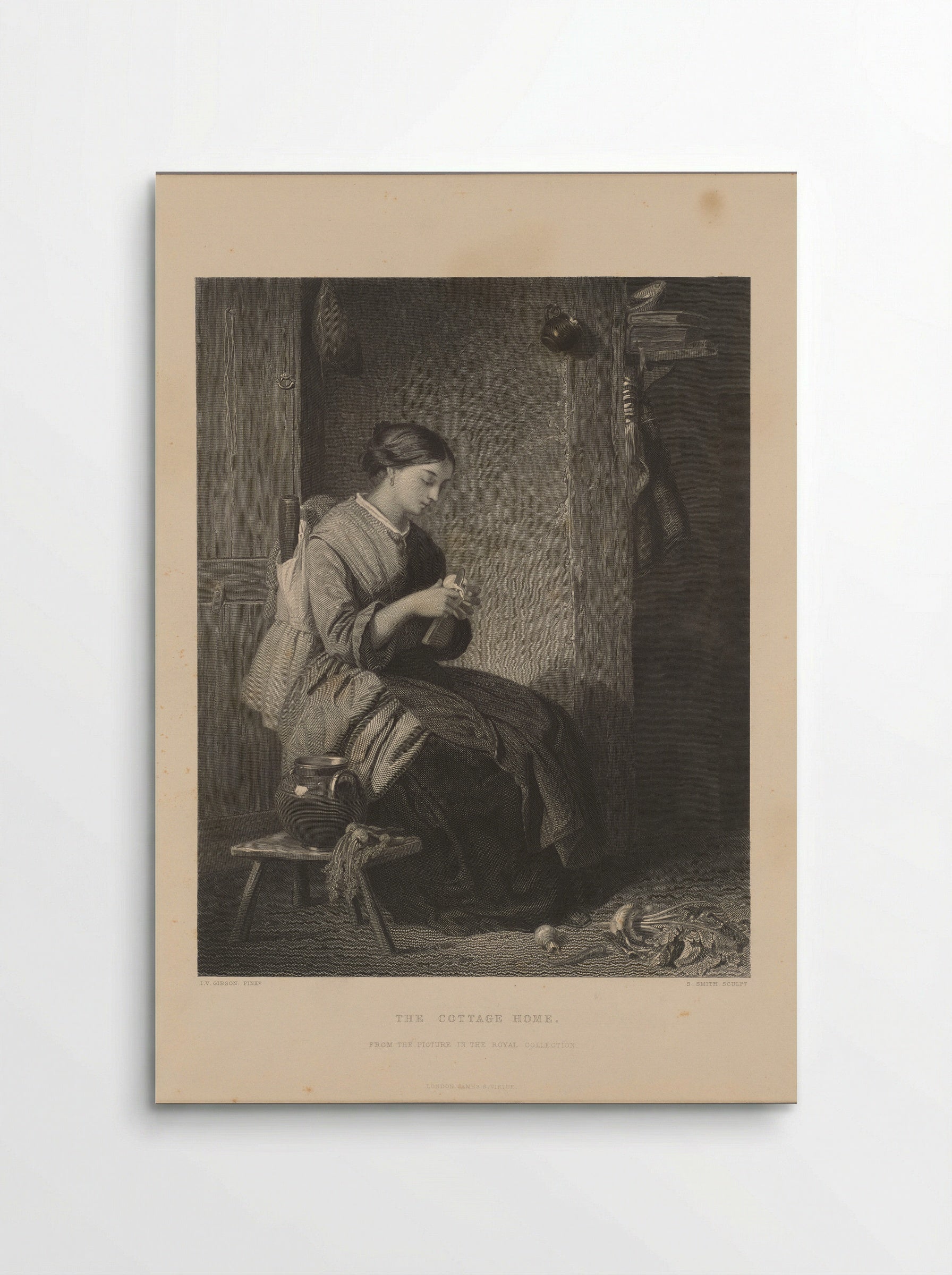 The Cottage Home - Samuel Smith - Poster
