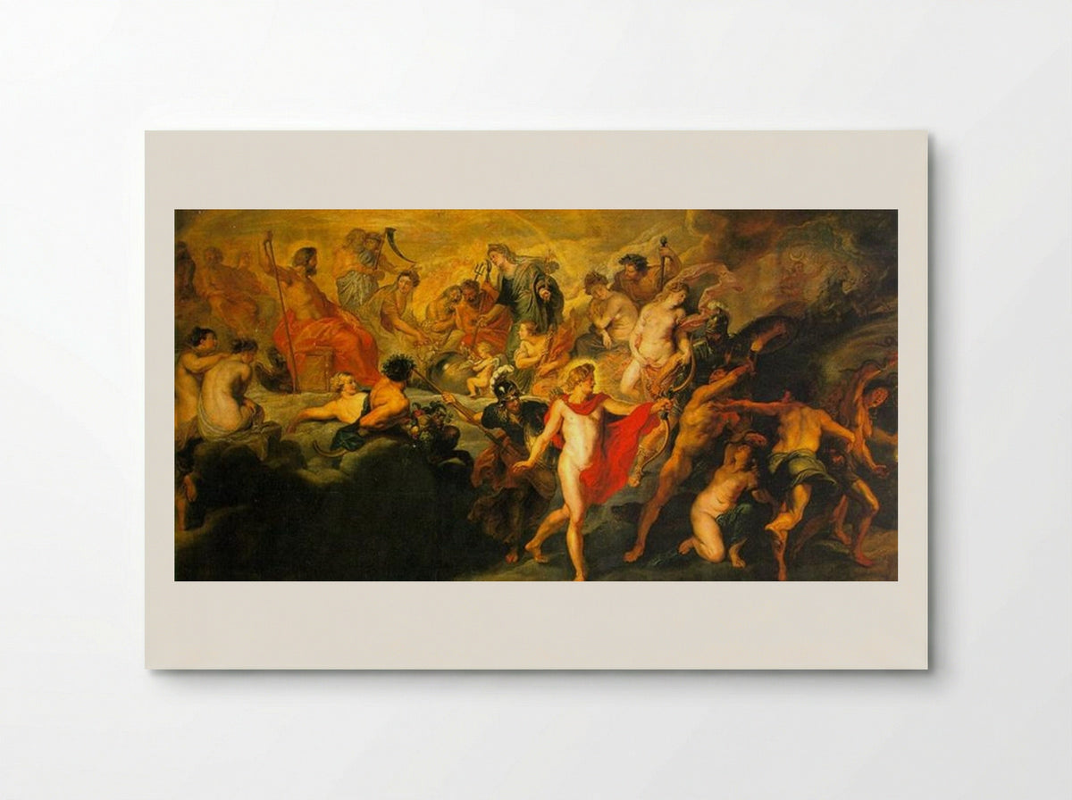The Council of the Gods - Peter Paul Rubens - Poster