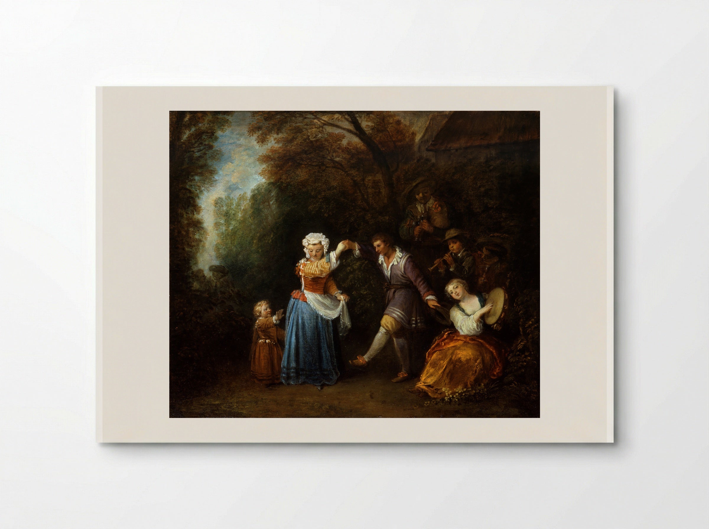 The Country Dance - Antoine Watteau - Poster