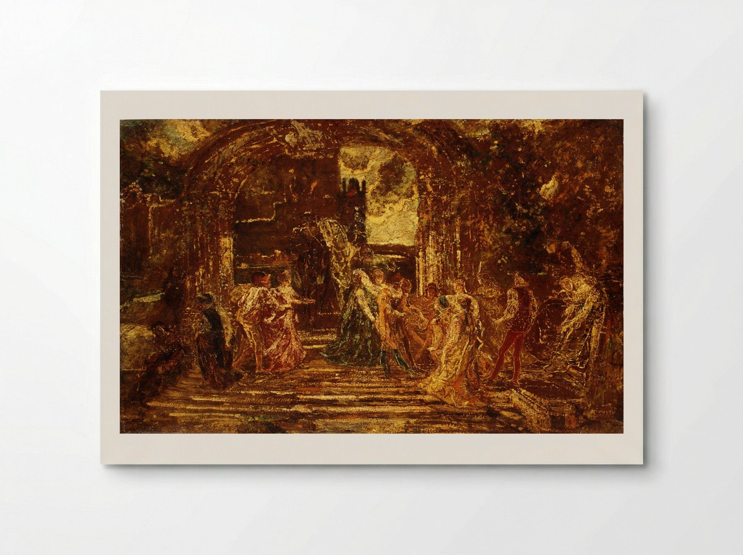 The Court of the Princess - Adolphe Monticelli - Poster