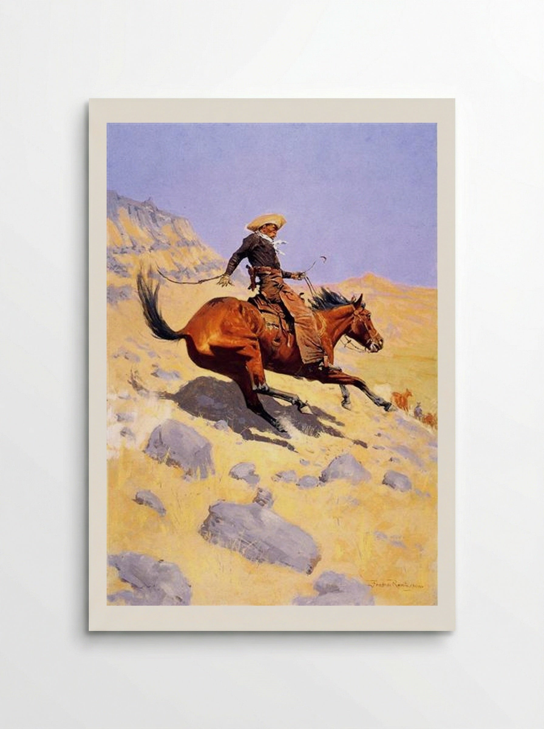 The Cowboy - Frederic Remington - Poster