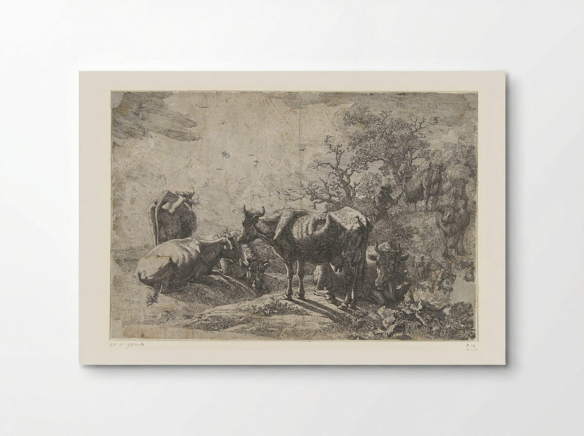 The Cowherd - Paulus Potter - Poster