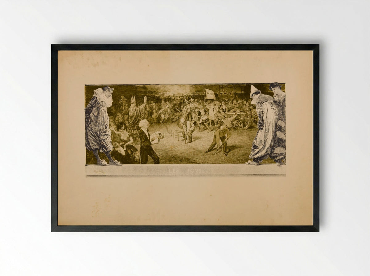 The Crazies - František Kupka - Framed Print Black