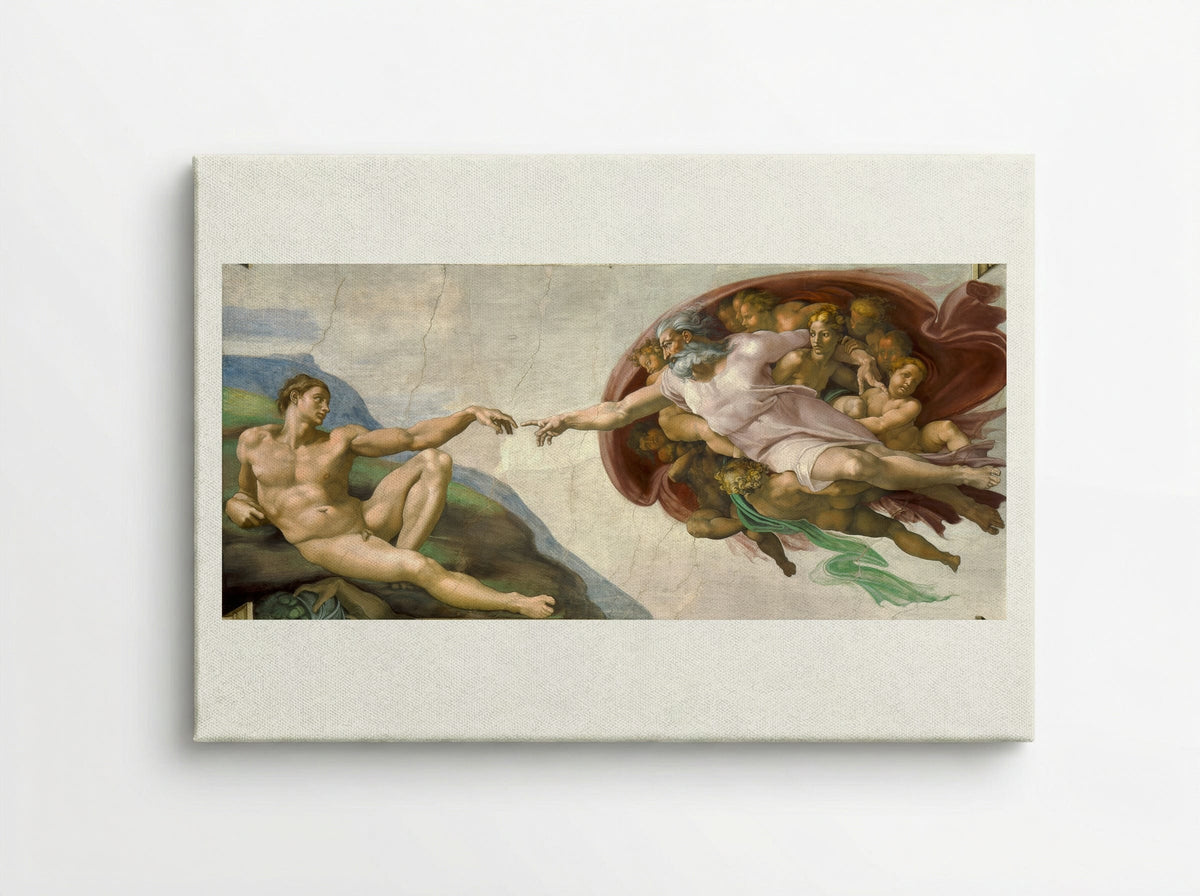 The Creation of Adam - Michelangelo - Canvas