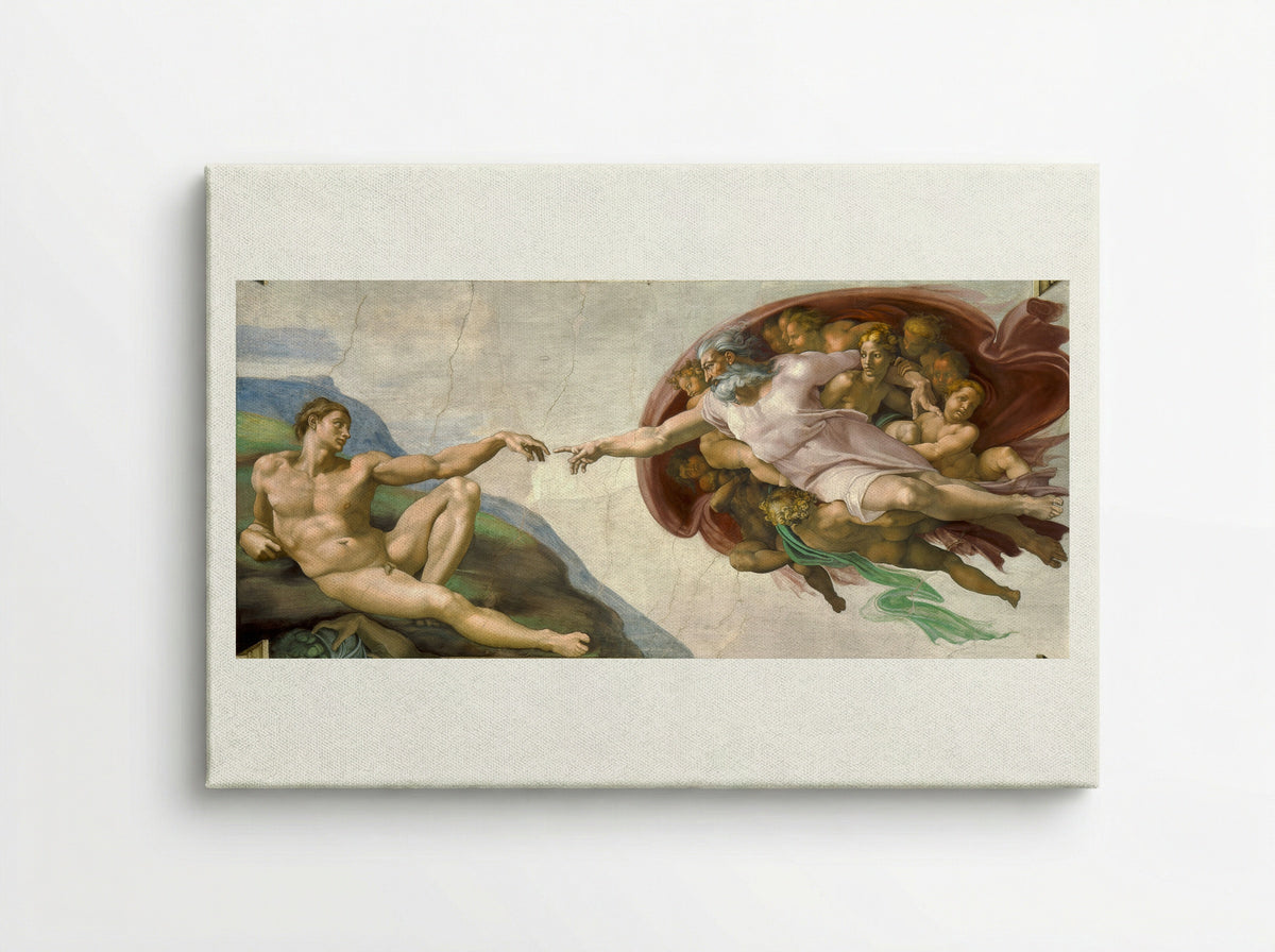 The Creation of Adam - Michelangelo - Canvas