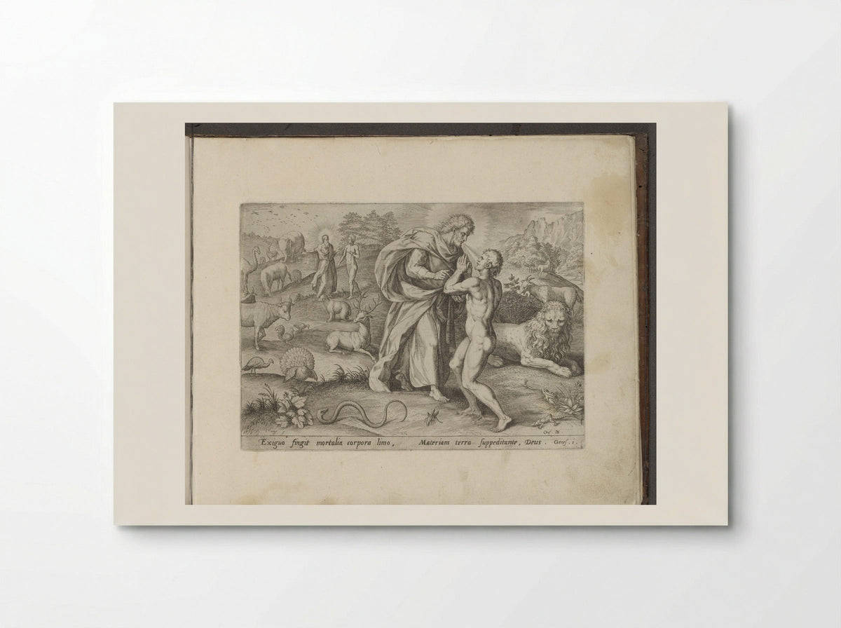The Creation of Adam - Gerard de Jode - Poster