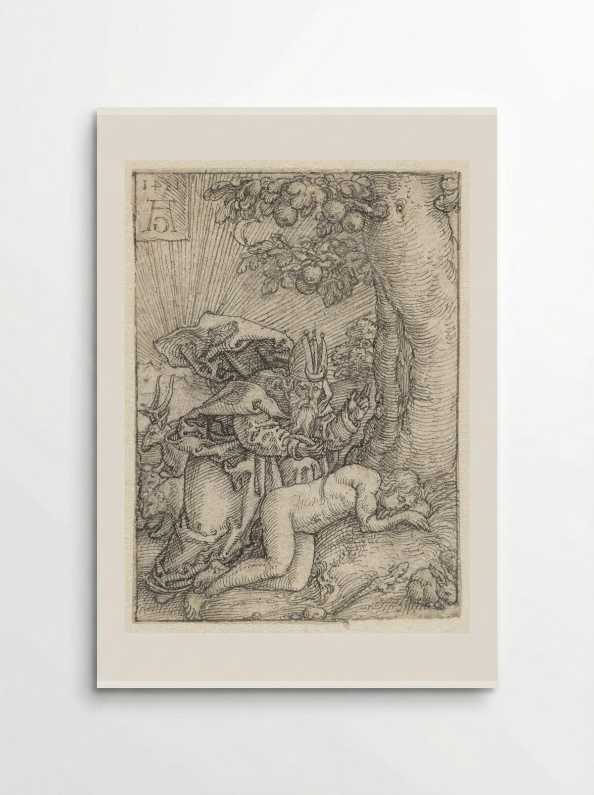 The Creation of Eve - Heinrich Aldegrever - Poster