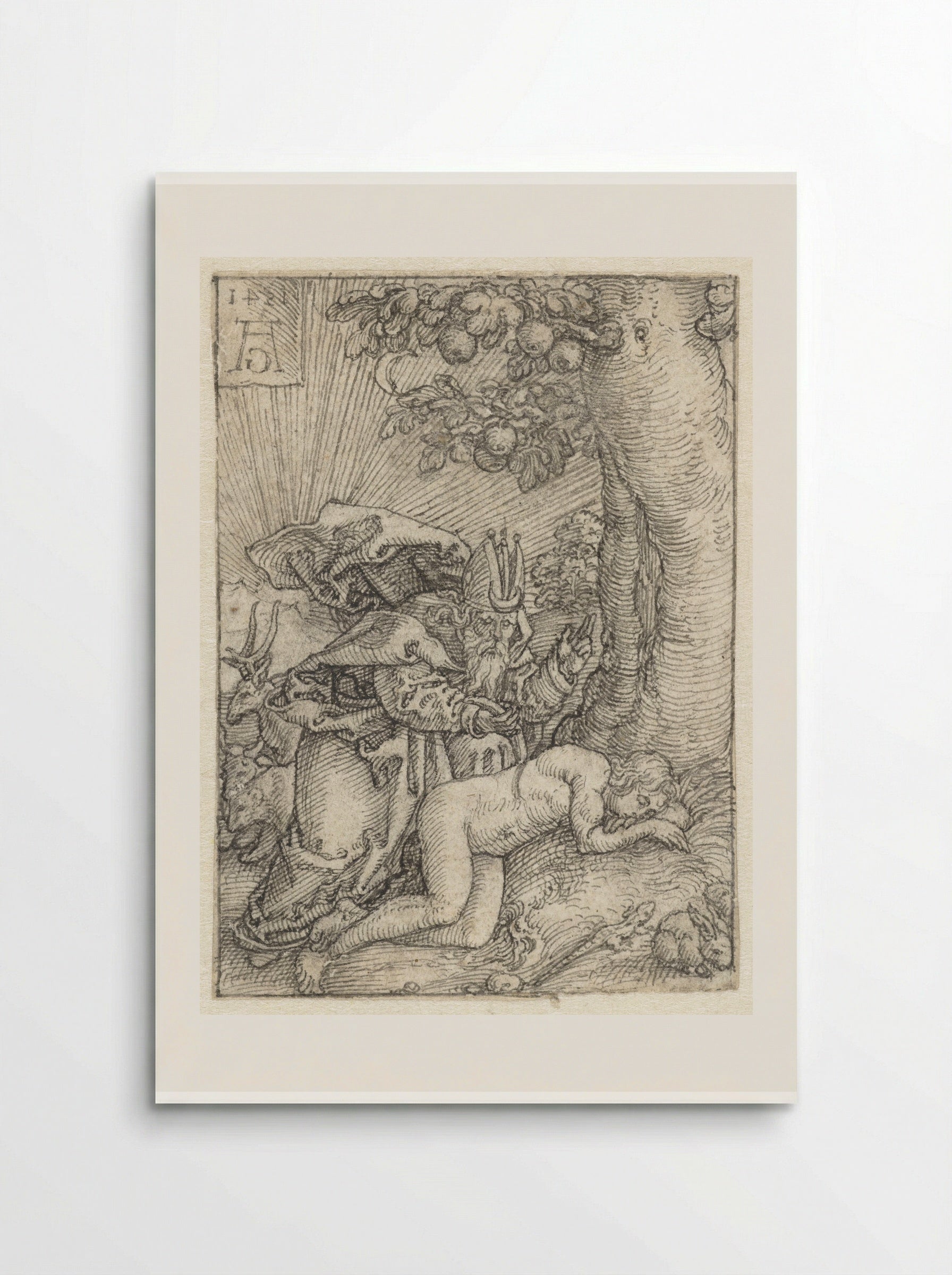 The Creation of Eve - Heinrich Aldegrever - Poster
