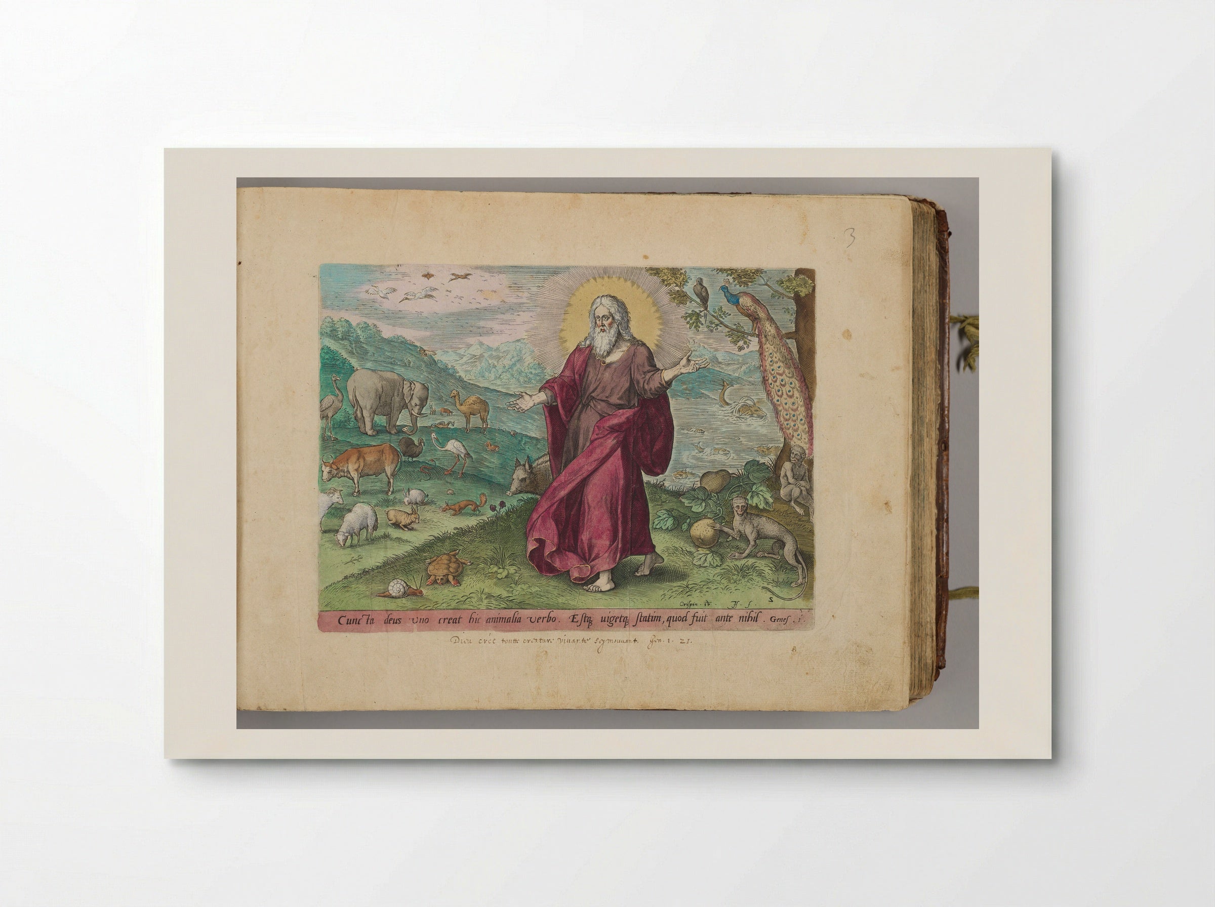 The Creation of the Animals - Johann Sadeler I - Poster