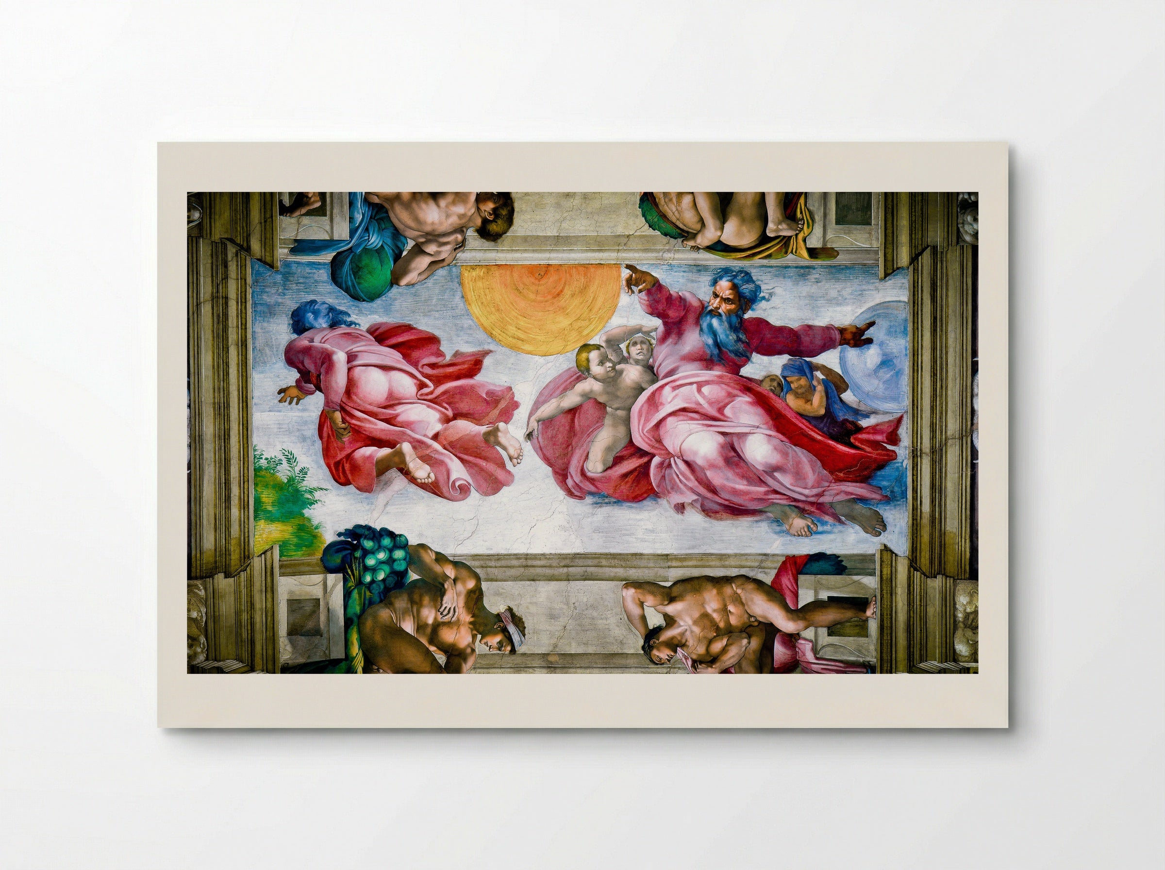 The Creation of the Sun and Moon - Michelangelo Buonarroti - Poster