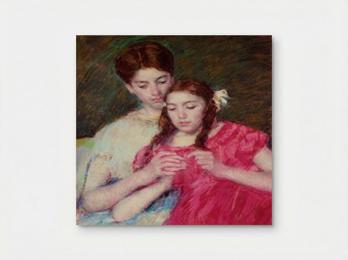 The Crochet Lesson - Mary Cassatt - Poster