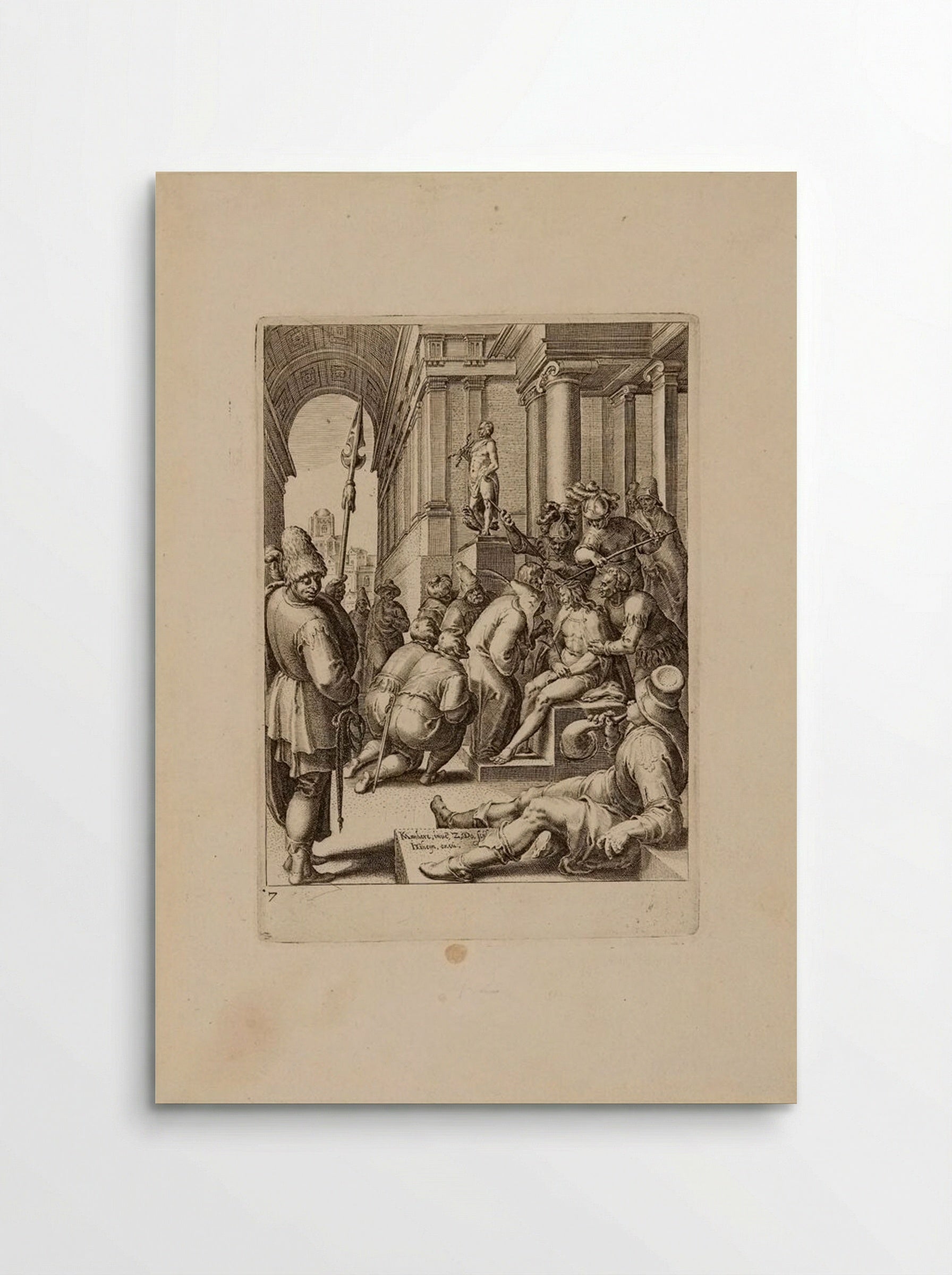 The Crowning with Thorns - Zacharias Dolendo - Poster