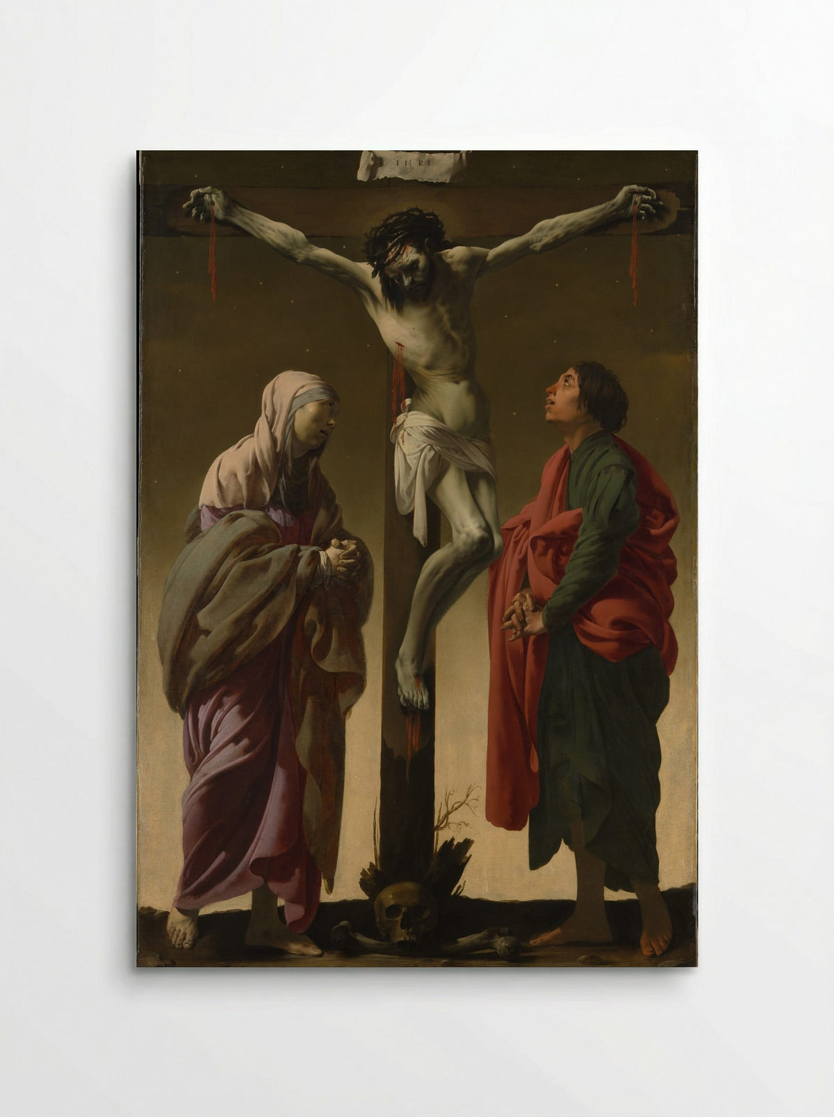 The Crucifixion with the Virgin and Saint John - Hendrick ter Brugghen - Poster