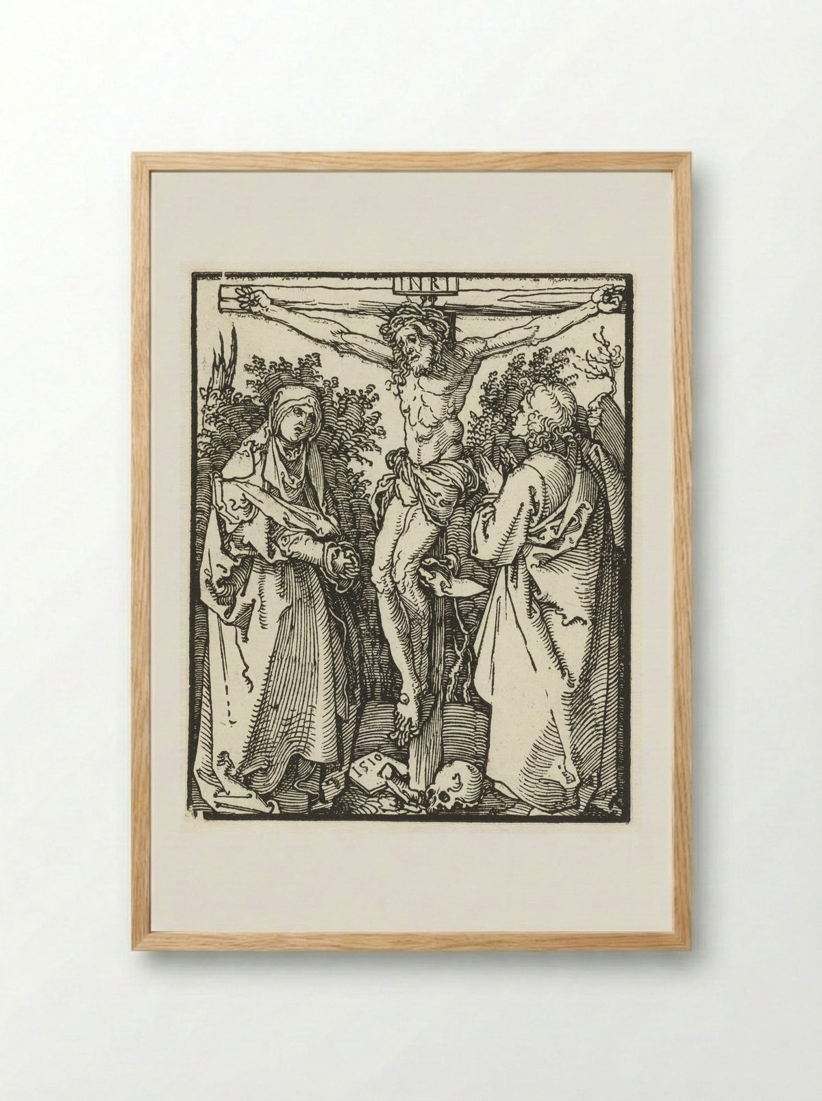 The Crucifixion - Albrecht Dürer - Framed Print Wood