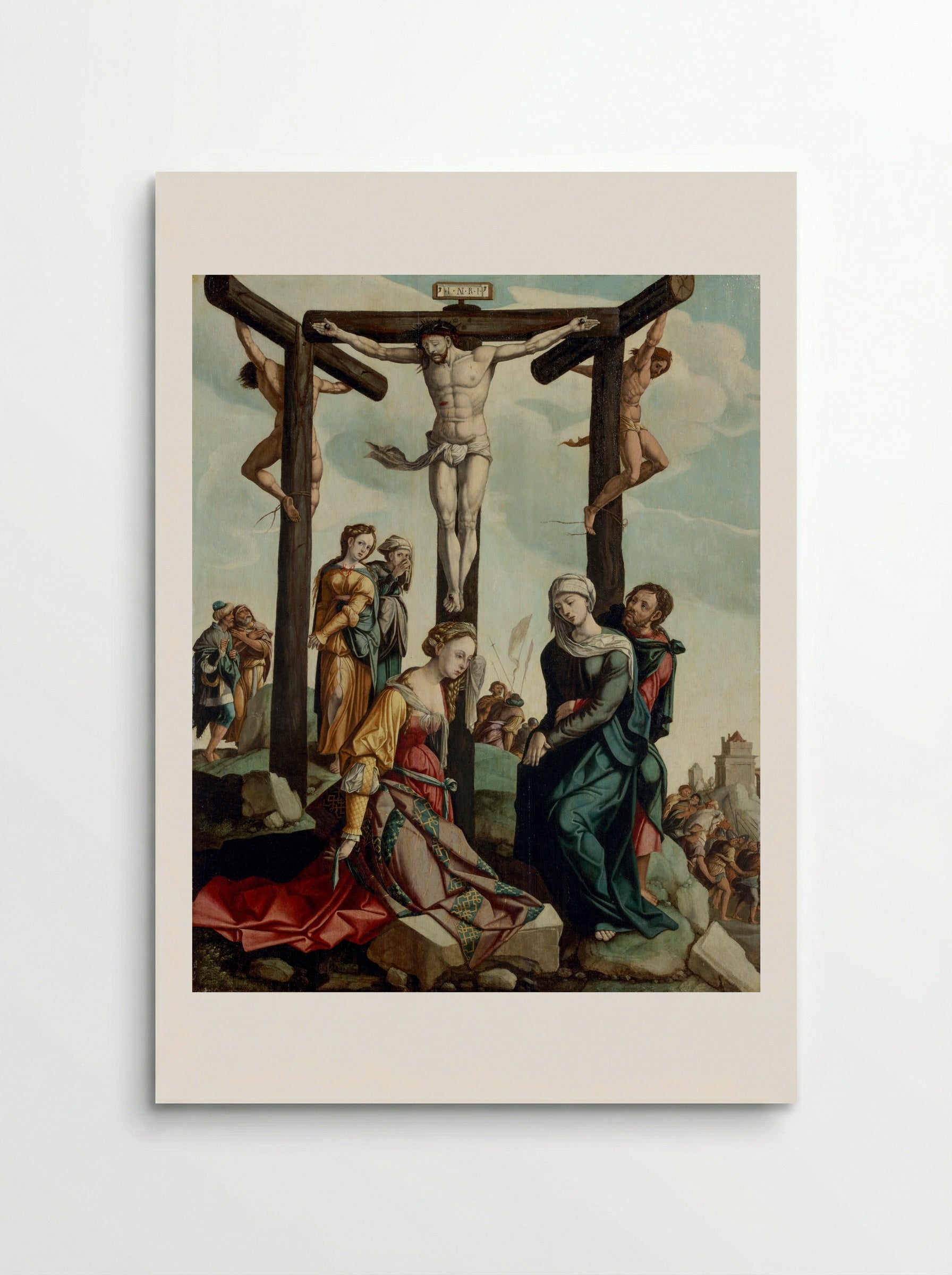 The Crucifixion - Jan van Scorel - Poster