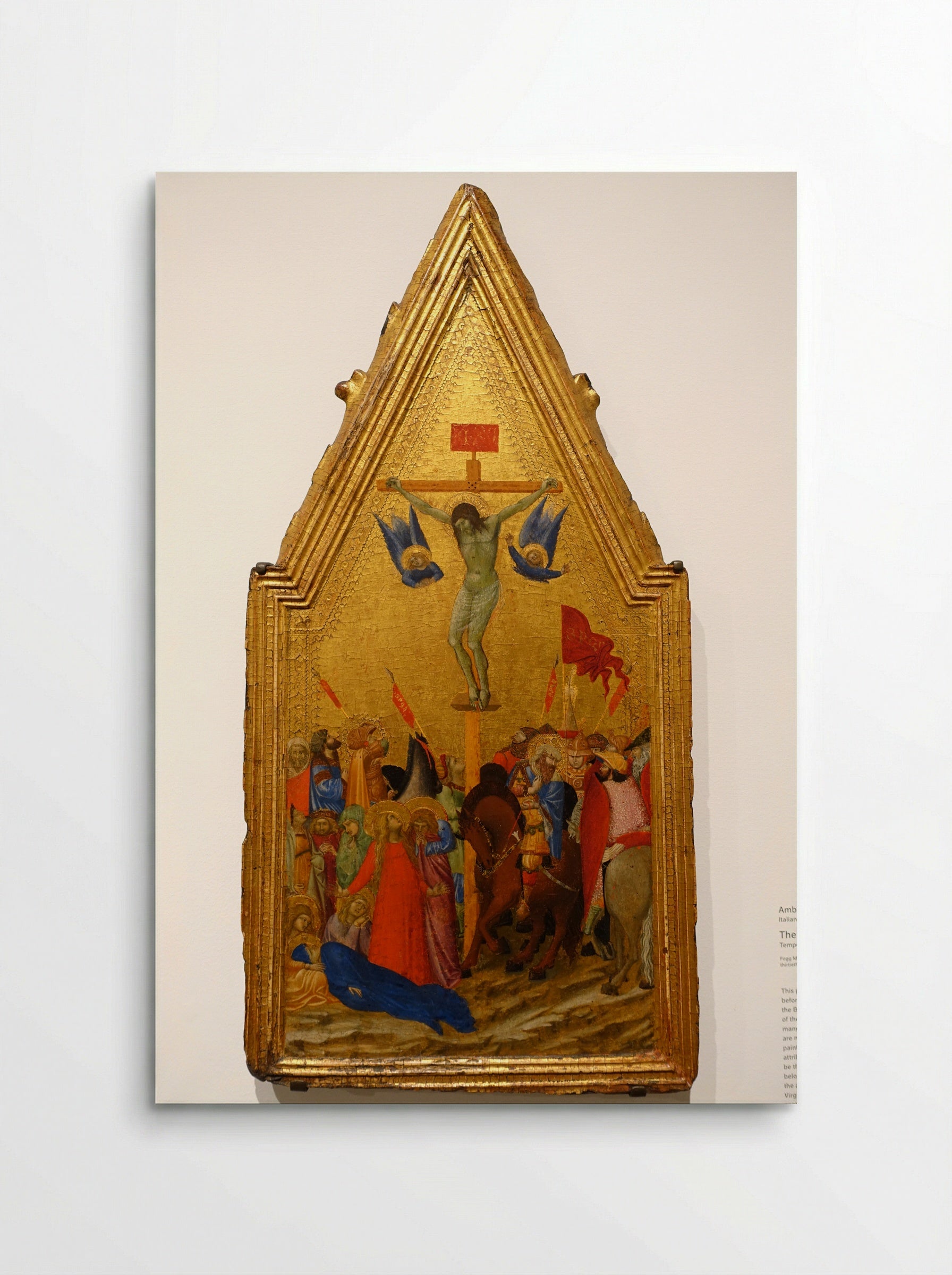The Crucifixion - Ambrogio Lorenzetti - Poster
