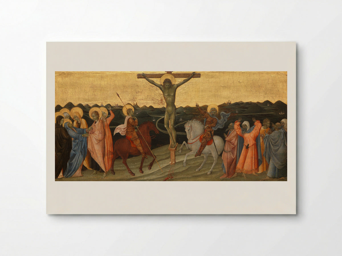 The Crucifixion - Giovanni di Paolo di Grazia - Poster