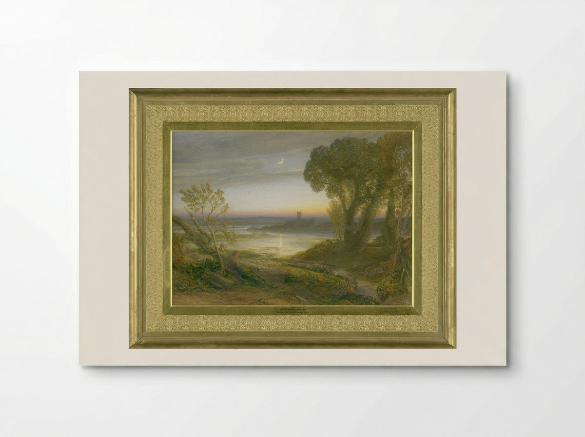 The Curfew (of: The Wide Water'd Shore) - Samuel Palmer - Poster