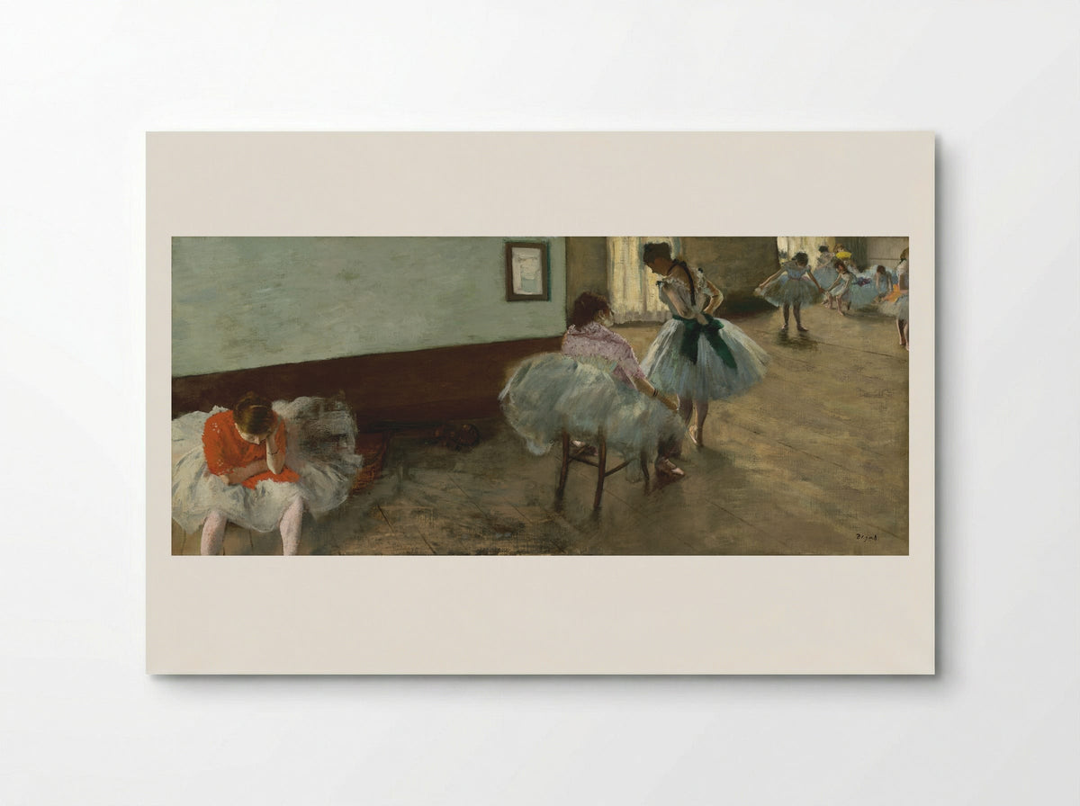 The Dance Lesson - Edgar Degas - Poster