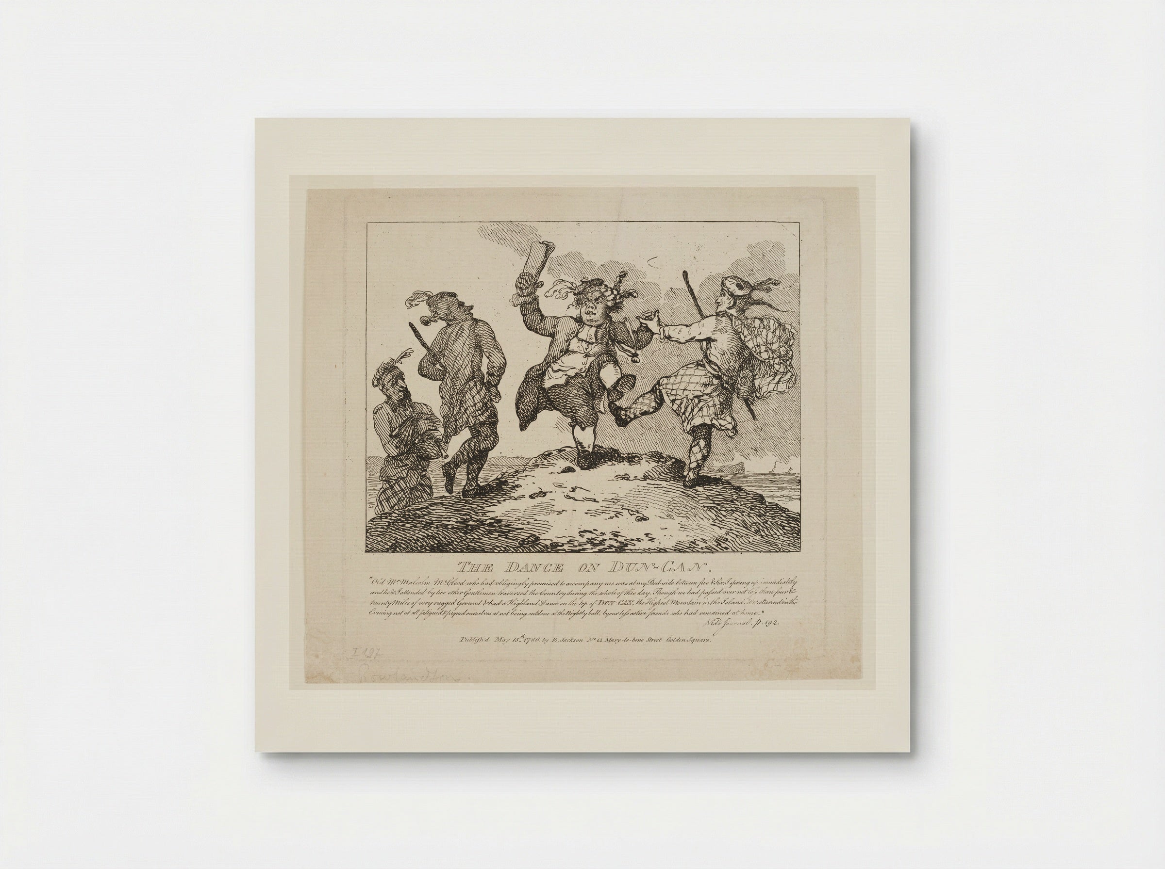 The Dance on Dun-Can - Thomas Rowlandson - Poster
