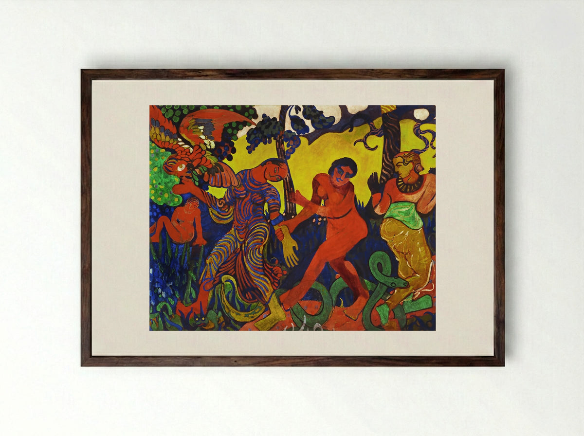 The Dance - André Derain - Framed Print Dark Wood