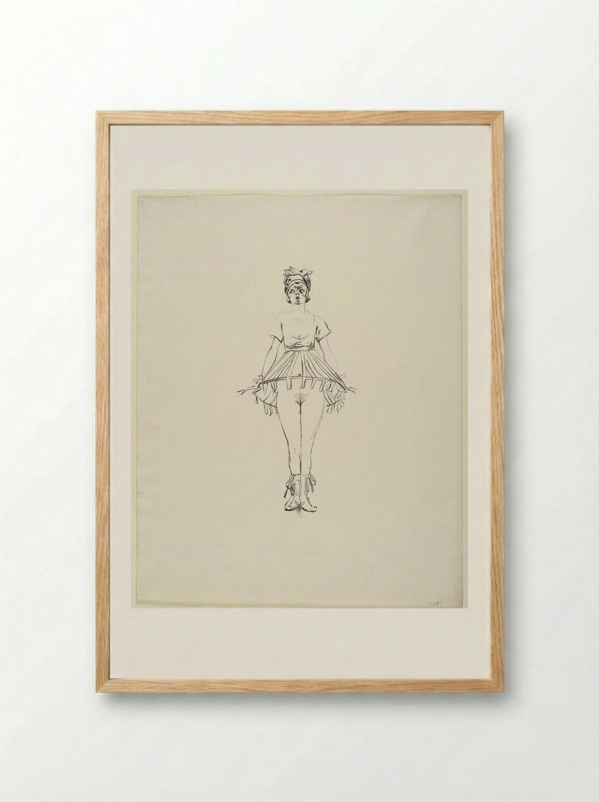 The Dancer Anita Berber - Charlotte Berend-Corinth - Framed Print Wood