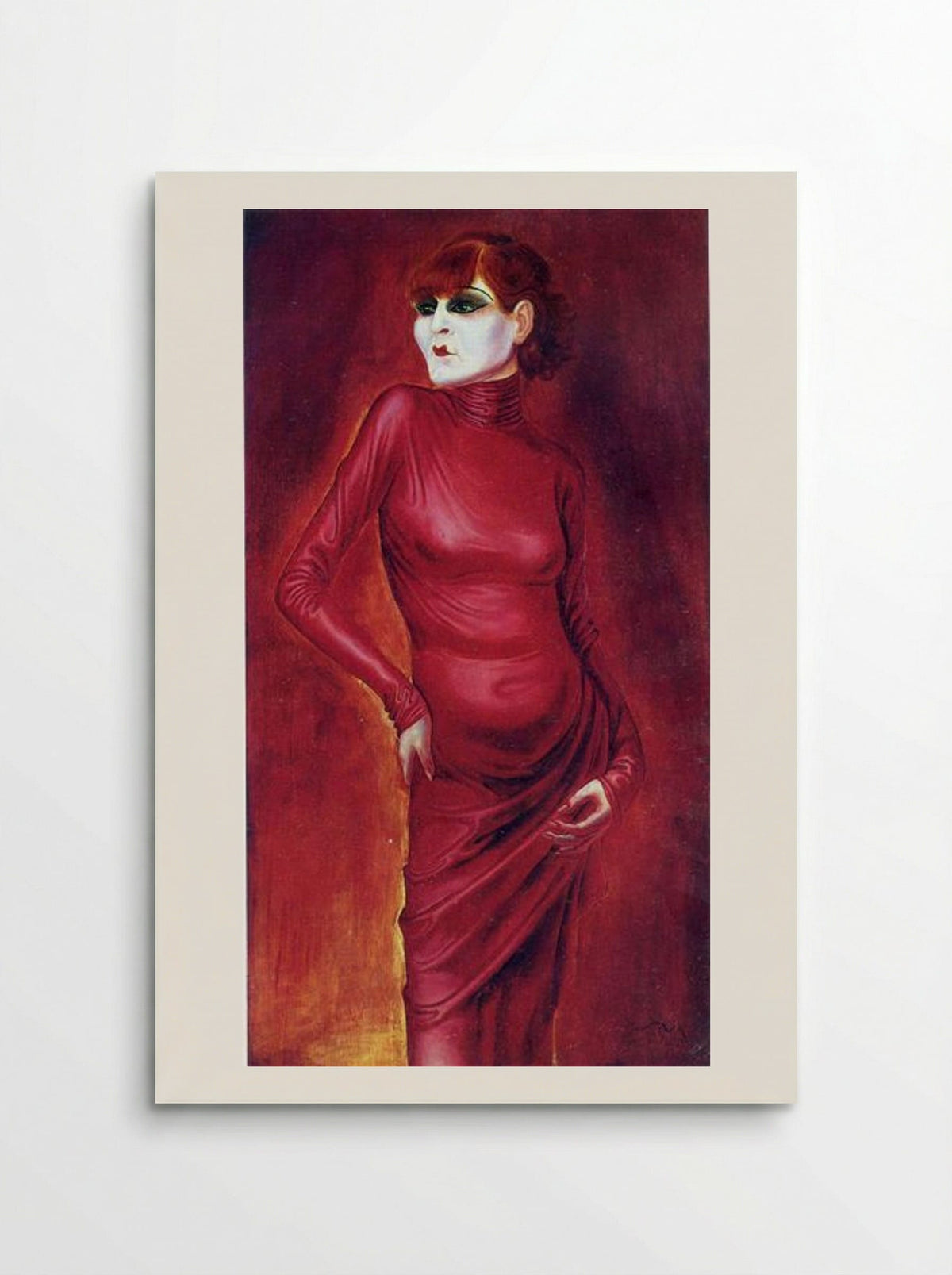 The Dancer Anita Berber - Otto Dix - Poster