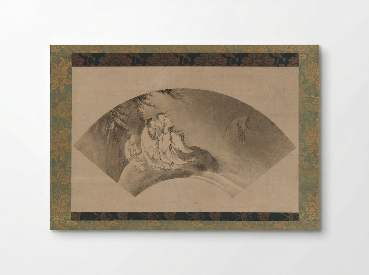 The Daoist Immortal Liezi Flying on a Cloud - Kano Yukinobu - Poster