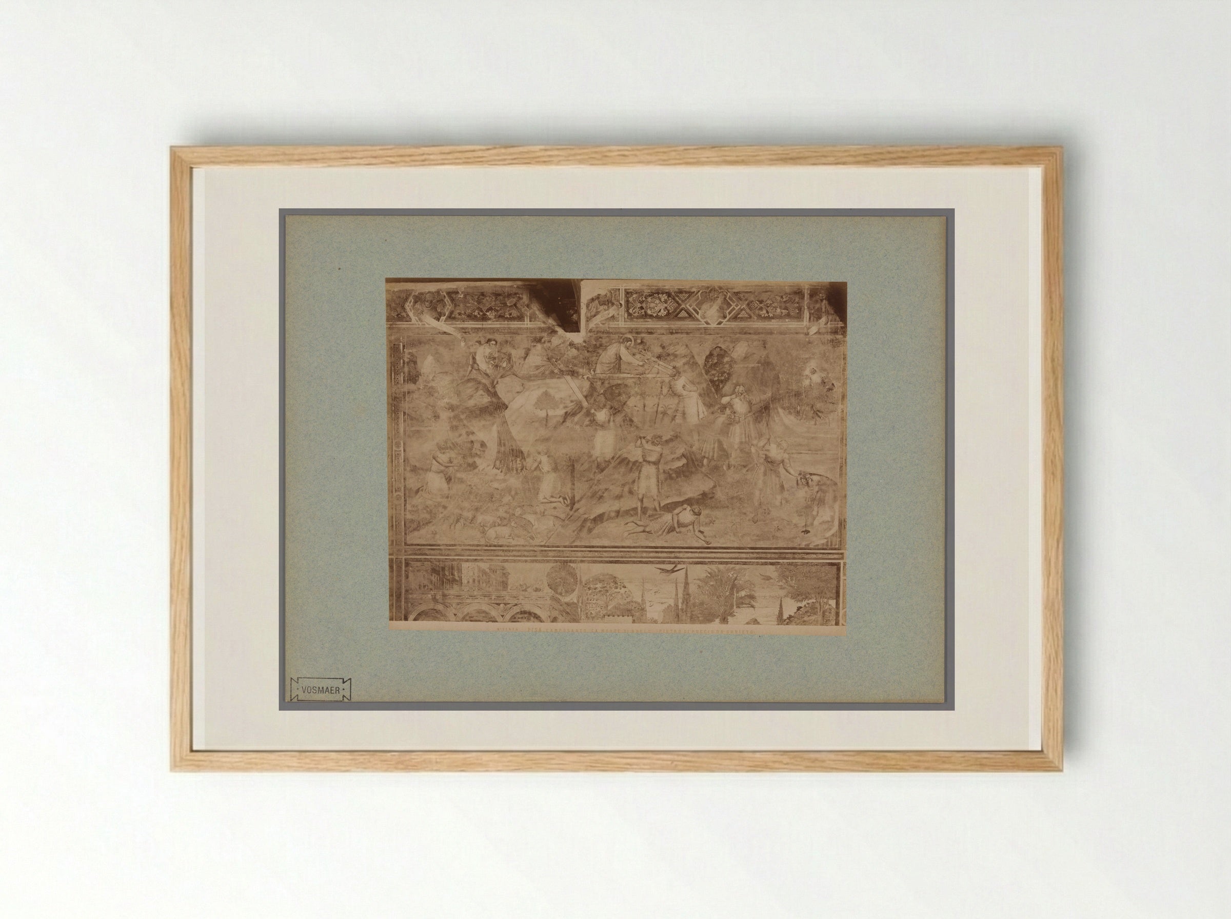 The Death of Abel (After Piero di Puccio) - Fratelli Alinari - Framed Print Wood