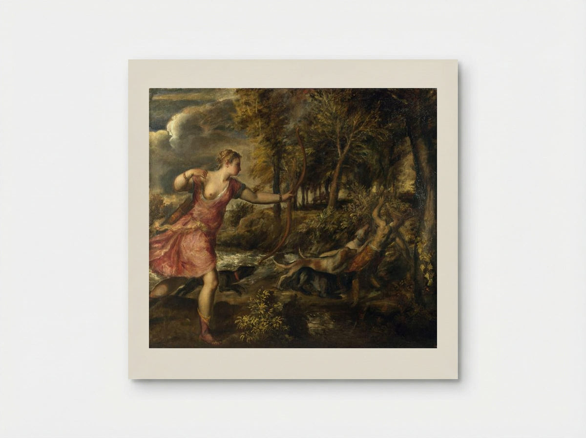 The Death of Actaeon - Titian - Poster