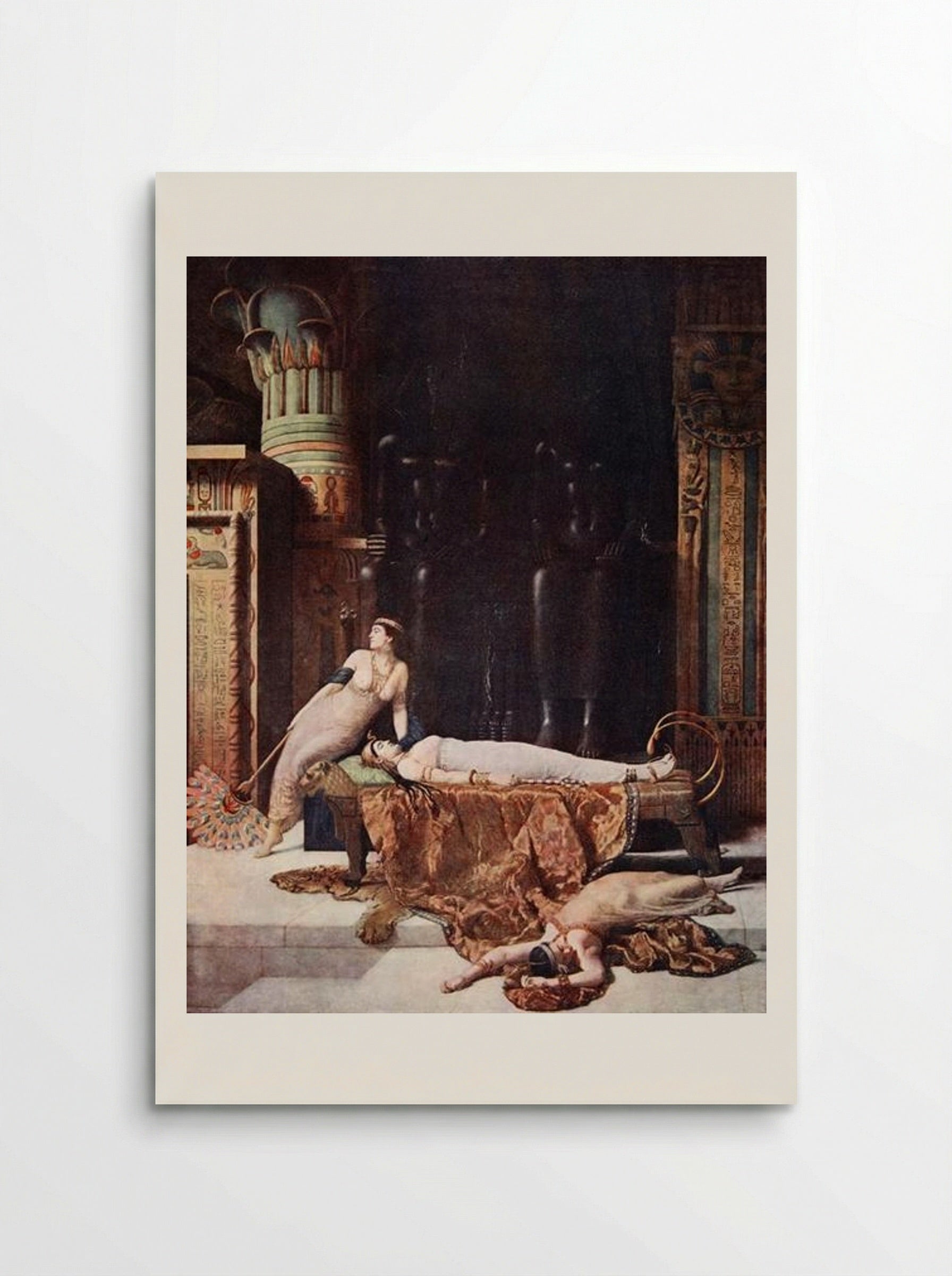 The Death of Cleopatra - John Collier - Poster