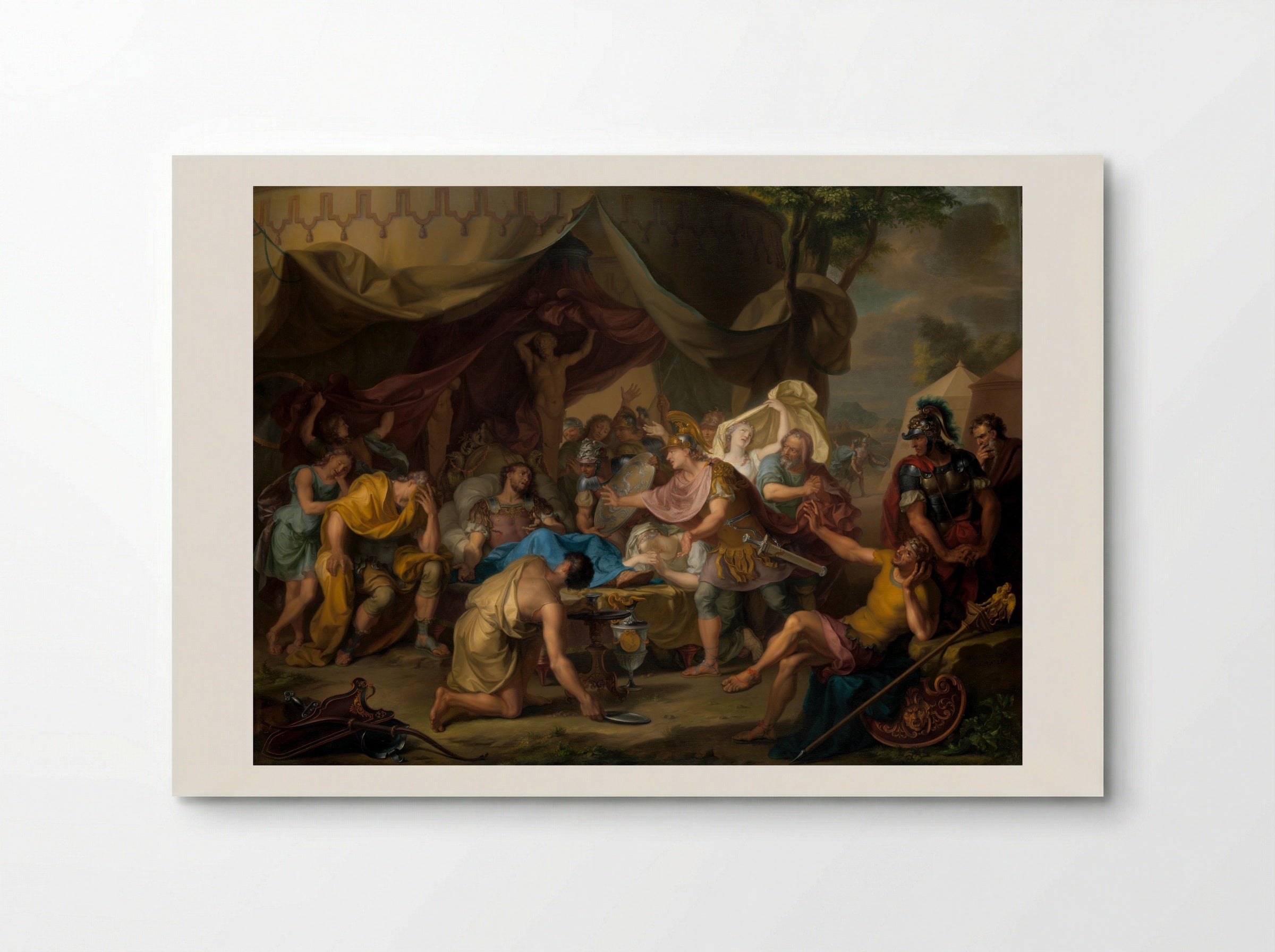 The Death of Epaminondas - Isaac Walraven - Poster