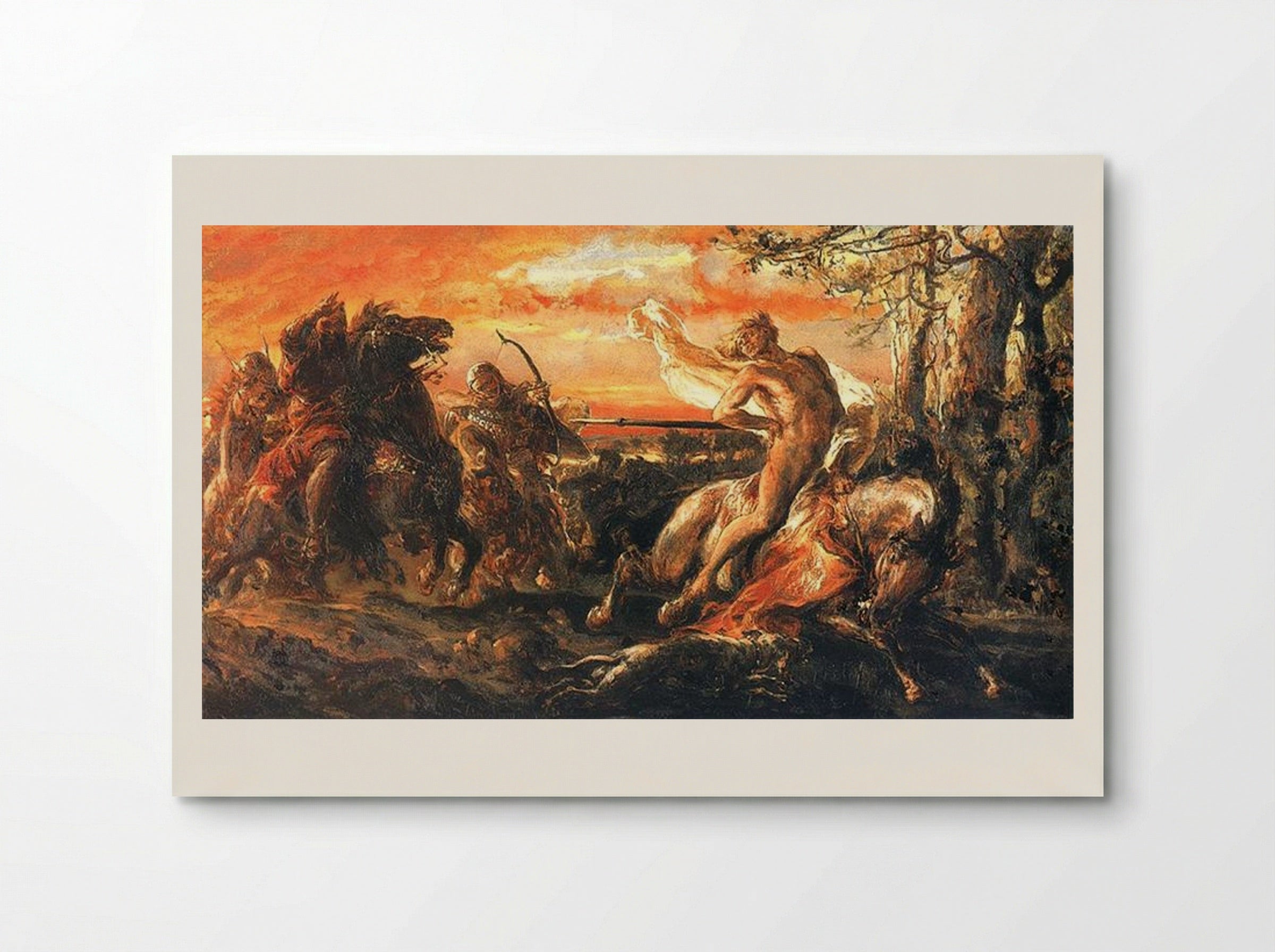 The Death of Leszek the White - Jan Matejko - Poster