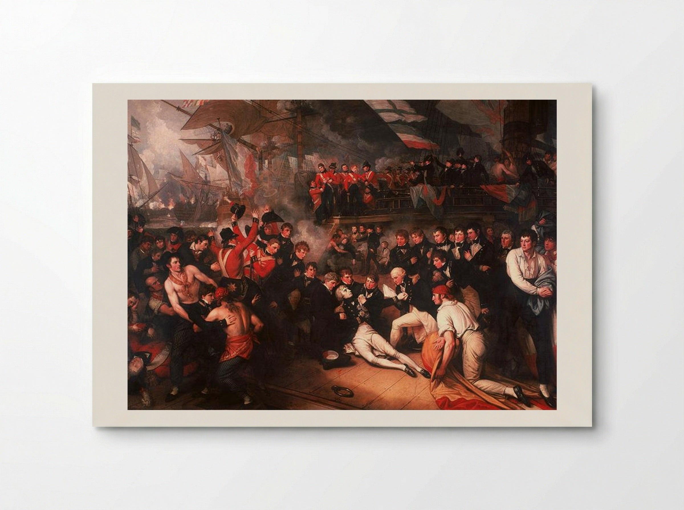 The Death of Nelson, 21st October 1805 - Benjamin West - Poster