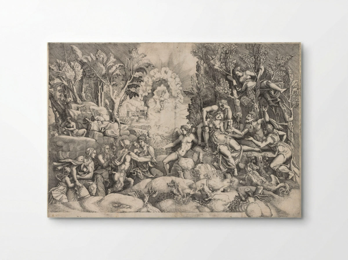 The Death of Procris - Giorgio Ghisi - Poster