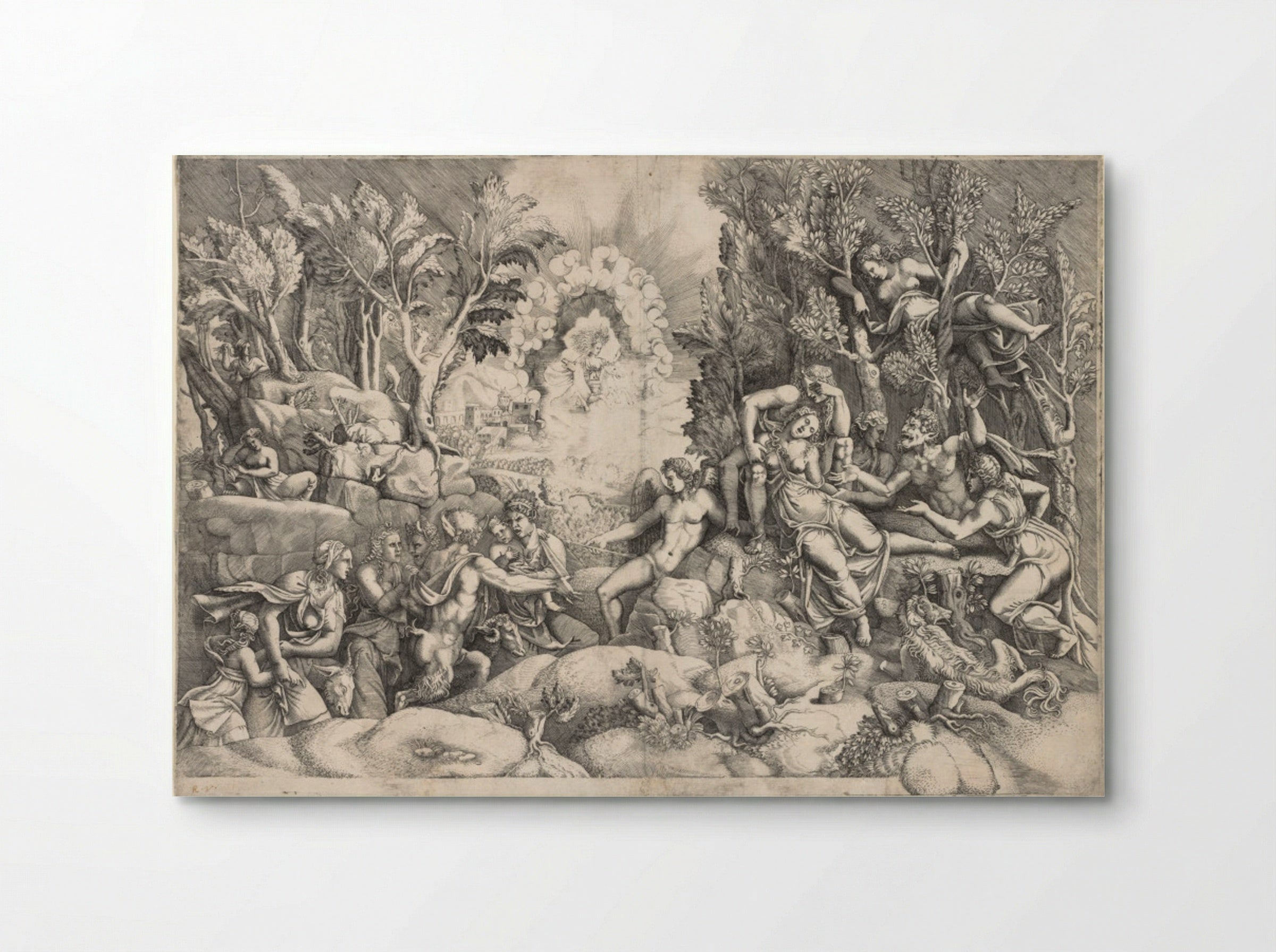 The Death of Procris - Giorgio Ghisi - Poster