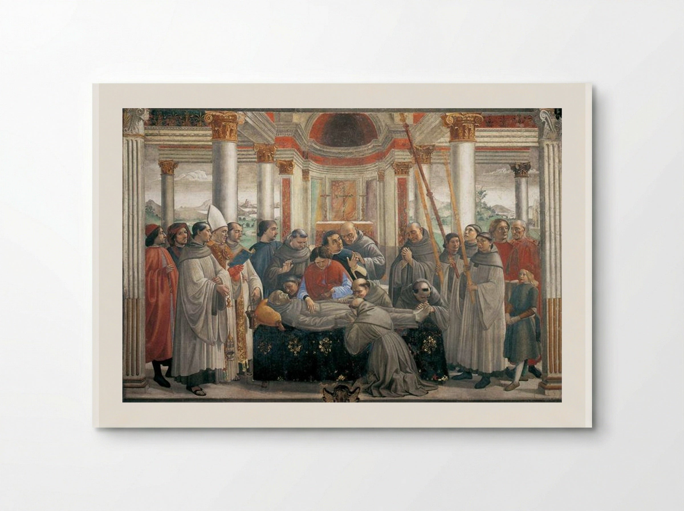 The Death of St. Francis - Domenico Ghirlandaio - Poster