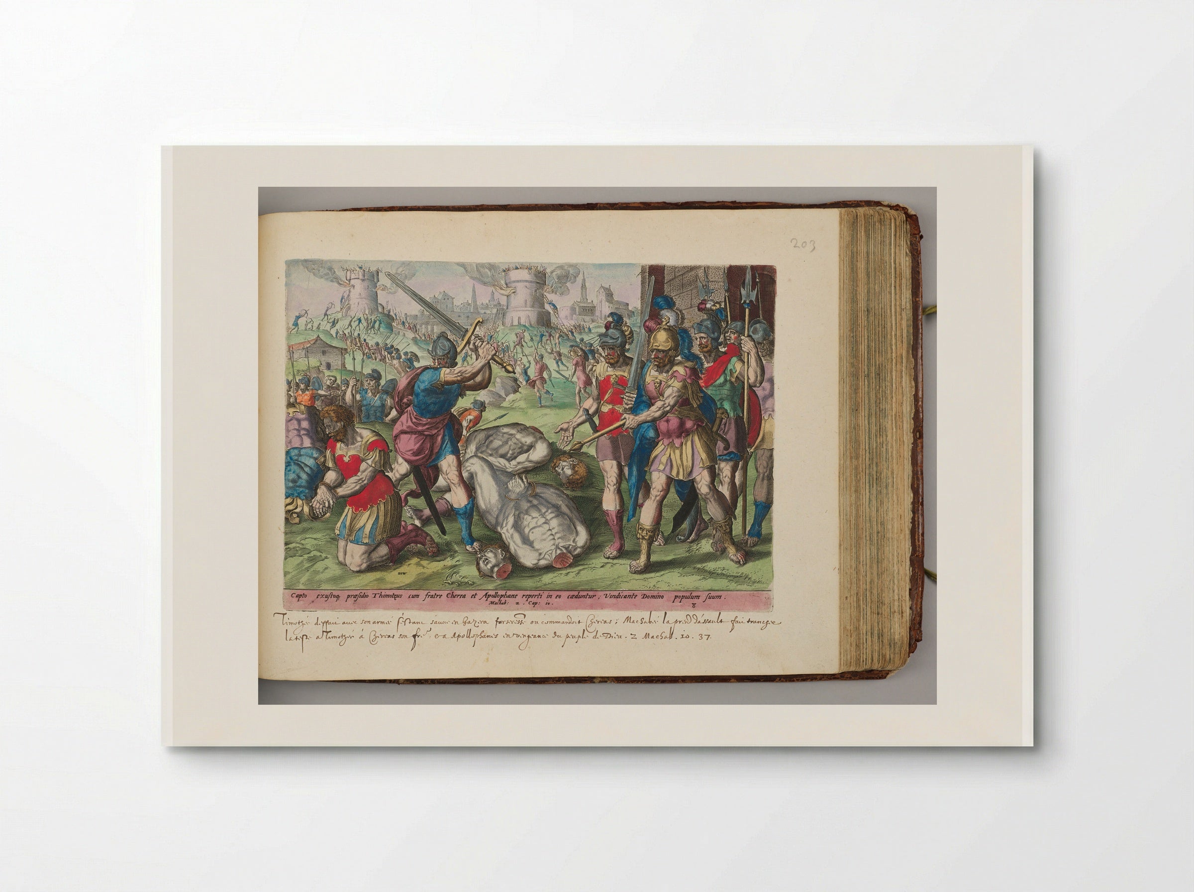 The Death of Timotheus, Chaereas, and Apollophanes - Johannes Wierix - Poster