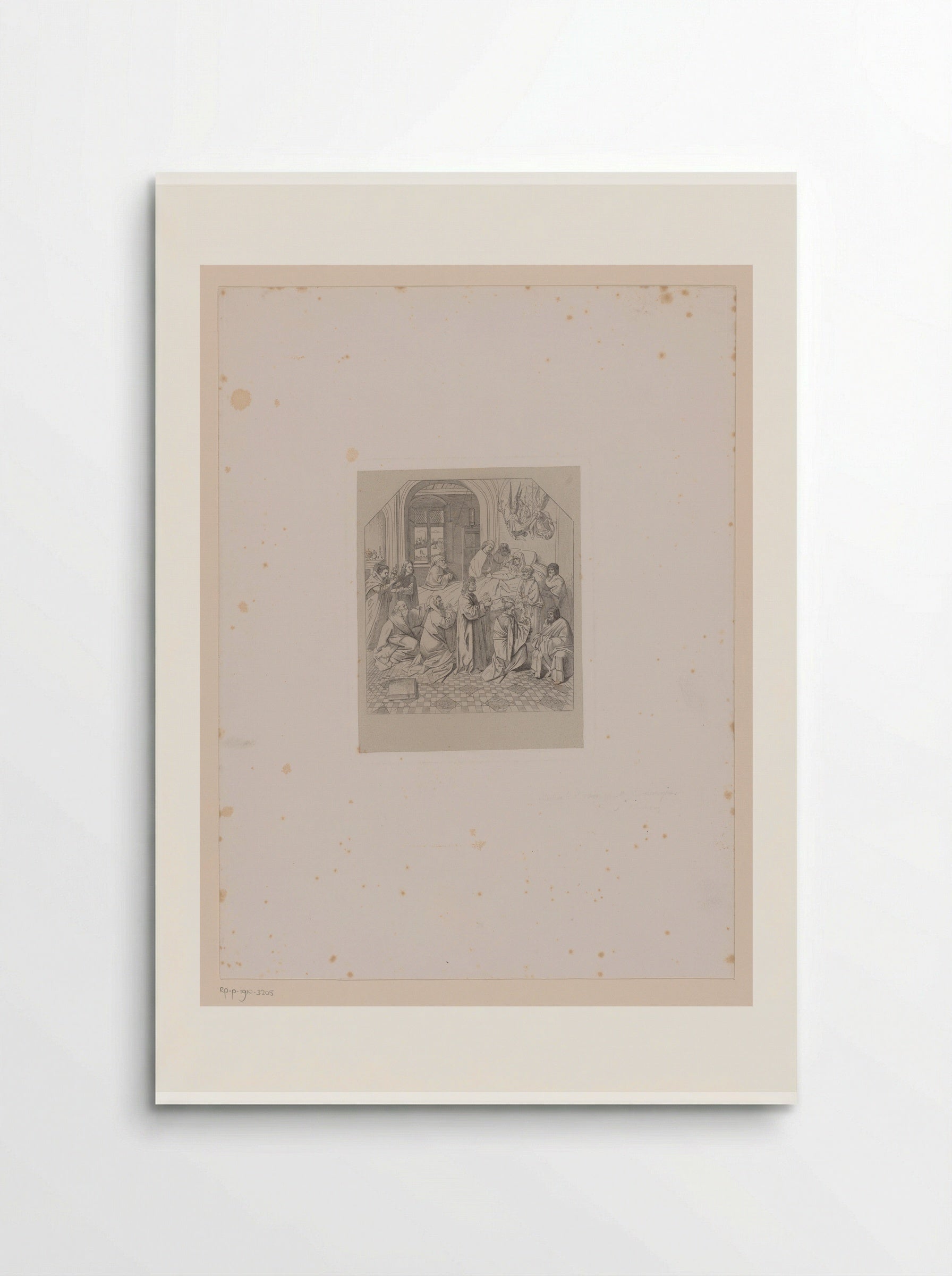 The Death of the Virgin - Léopold Flameng - Poster