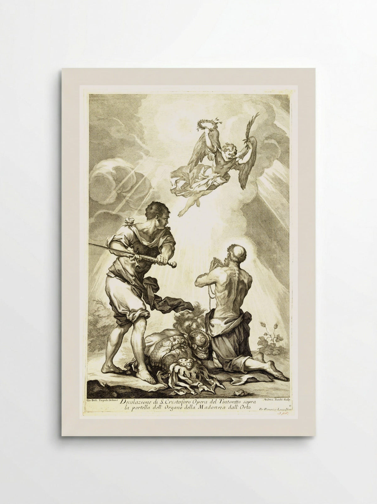 The Decapitation of Saint Christopher - Andrea Zucchi - Poster
