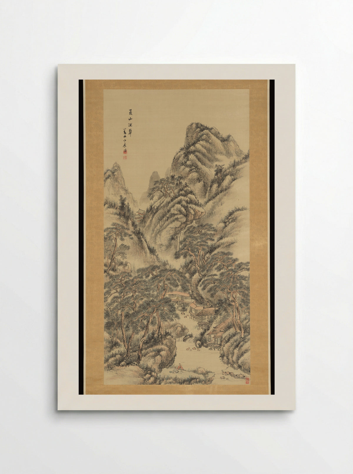 The Deep Green of Summer Mountains - Hine Taizan - Poster