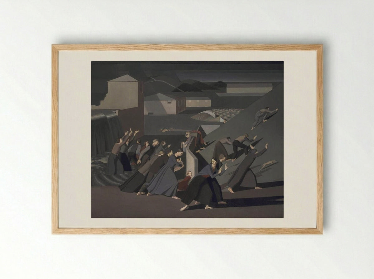 The Deluge - Winifred Knights - Framed Print Wood