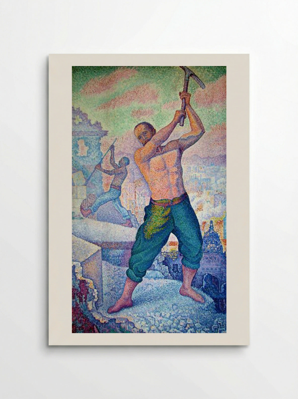 The Demolisher - Paul Signac - Poster