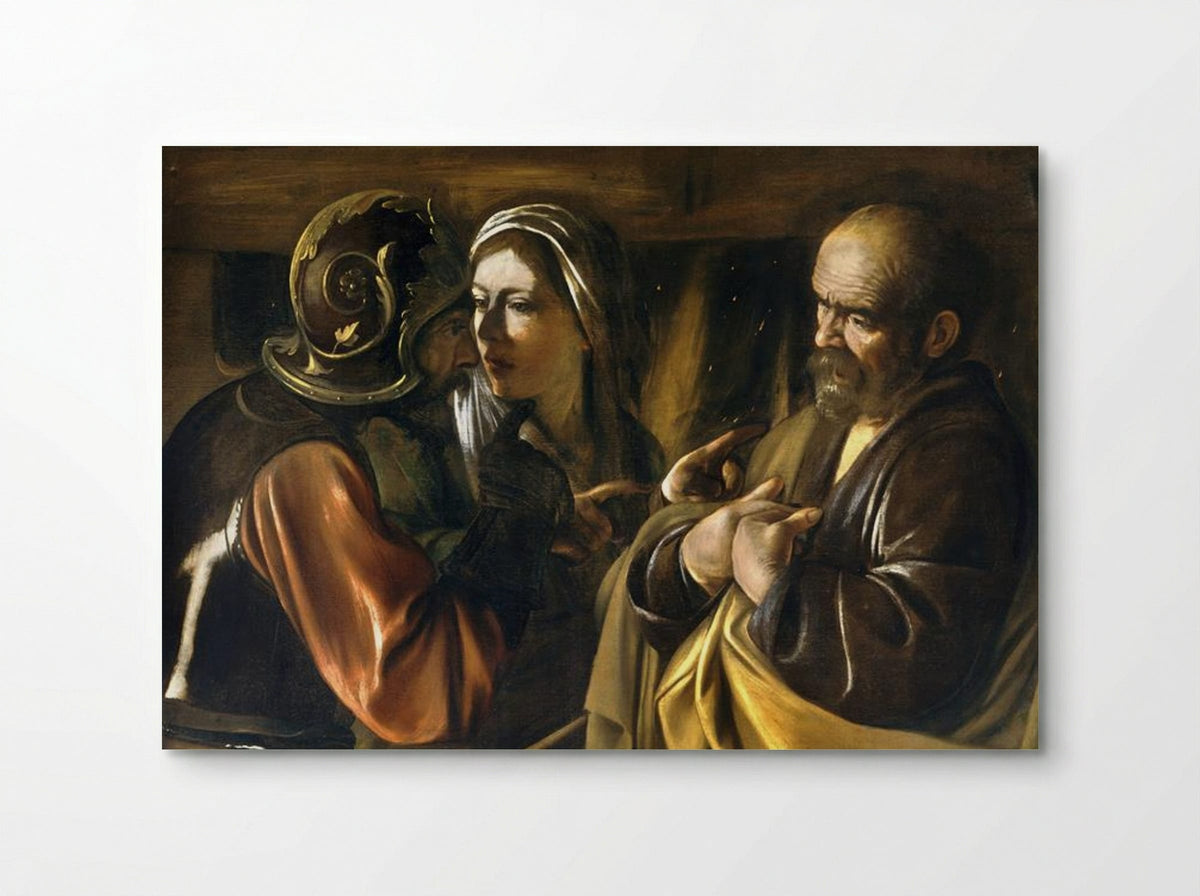 The Denial of Saint Peter - Michelangelo Merisi da Caravaggio - Poster
