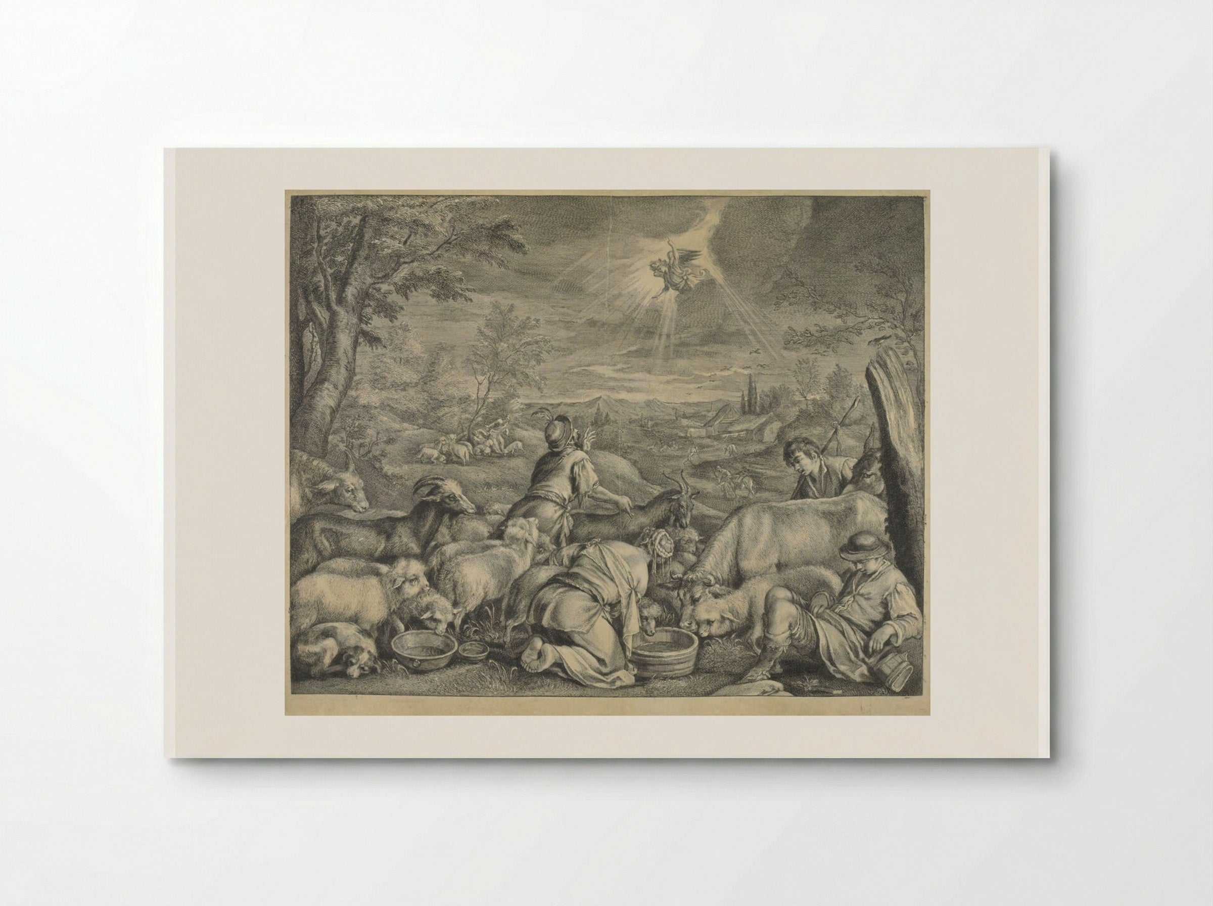 The Departure of Abraham for Sichem - Cornelis Visscher - Poster