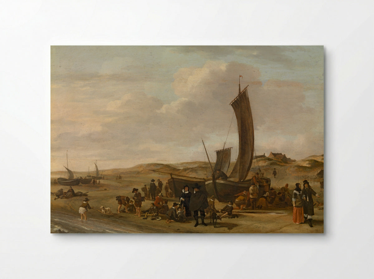 The Departure of Charles II from Scheveningen - Cornelis Beelt - Poster